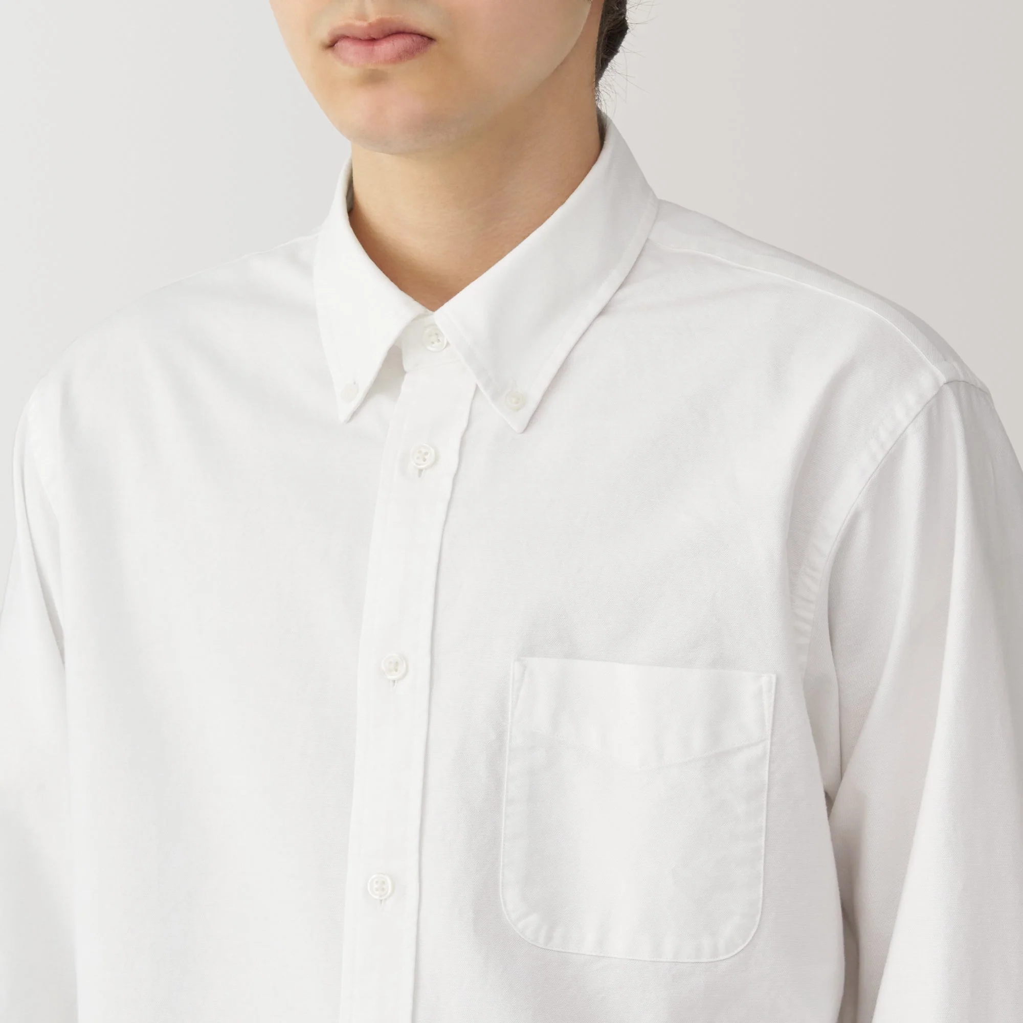 Men's Washed Oxford Button Down Shirt - Image 7