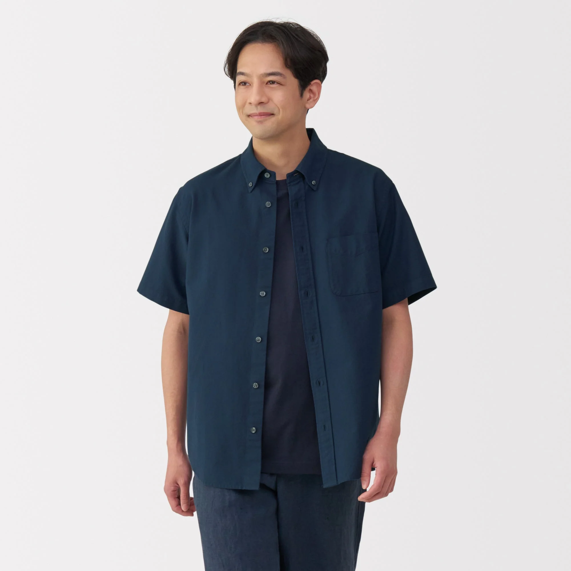 Men's Washed Oxford Shirt