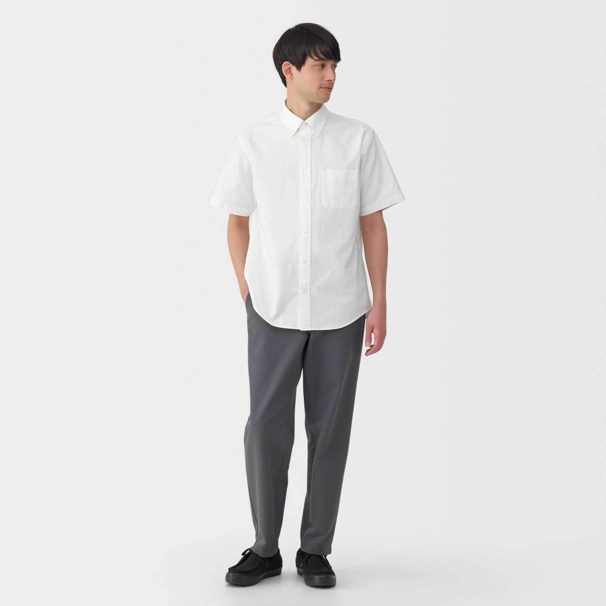 Men's Washed Oxford Shirt - Image 12