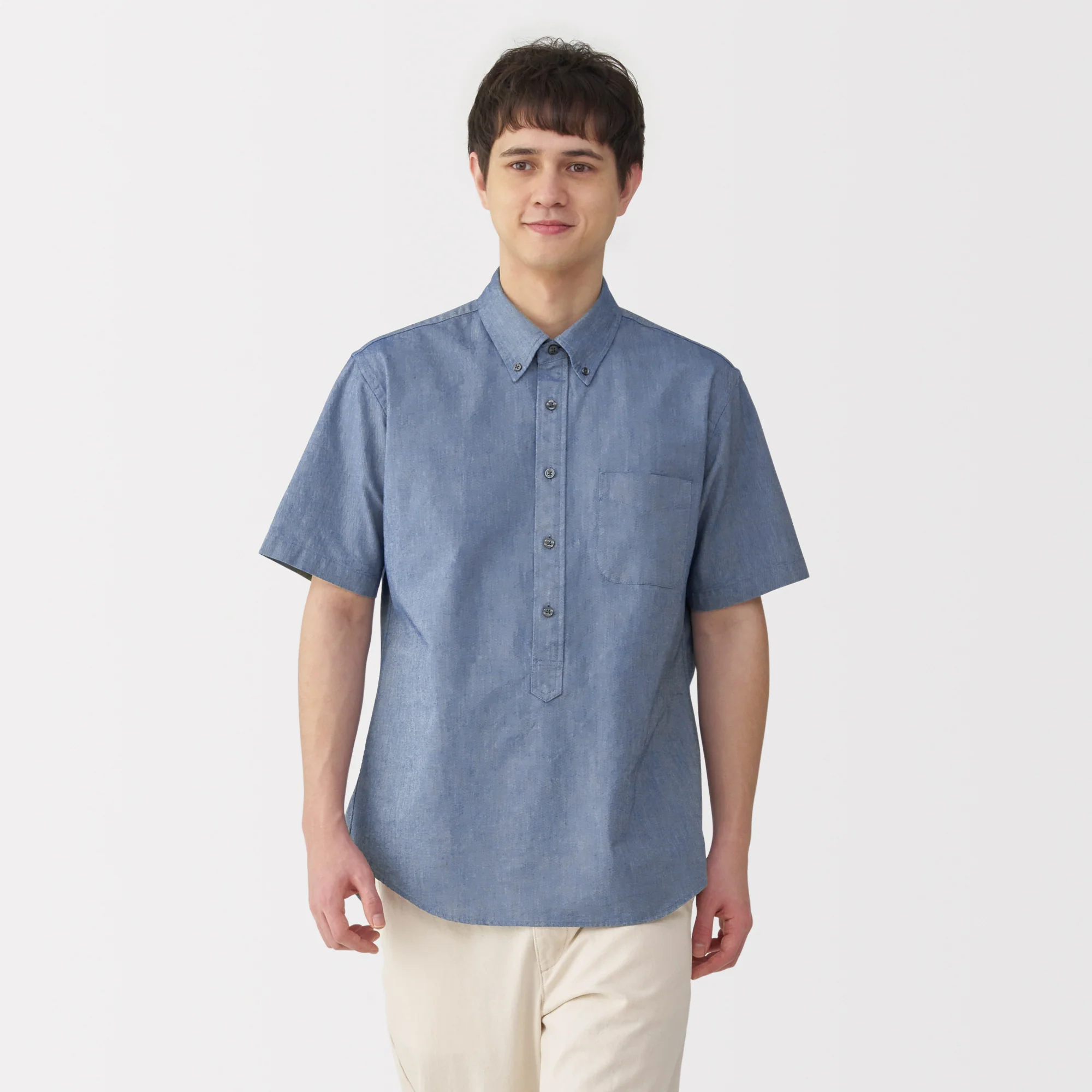 Men's Washed Oxford Pullover Shirt - Image 27