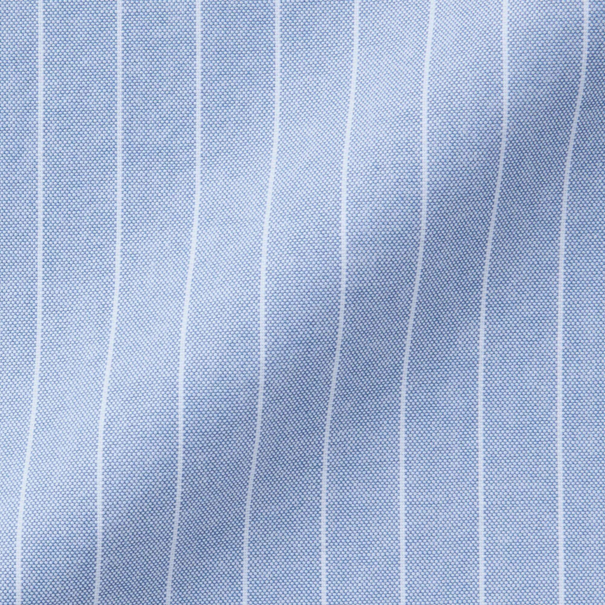 Men's Washed Oxford Stand Collar Long Sleeve Shirt - Image 49