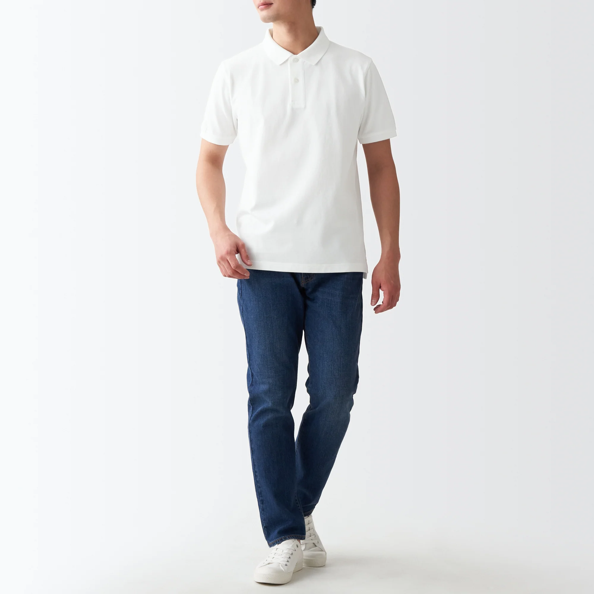 Men's Washed Pique Polo Shirt - Image 15