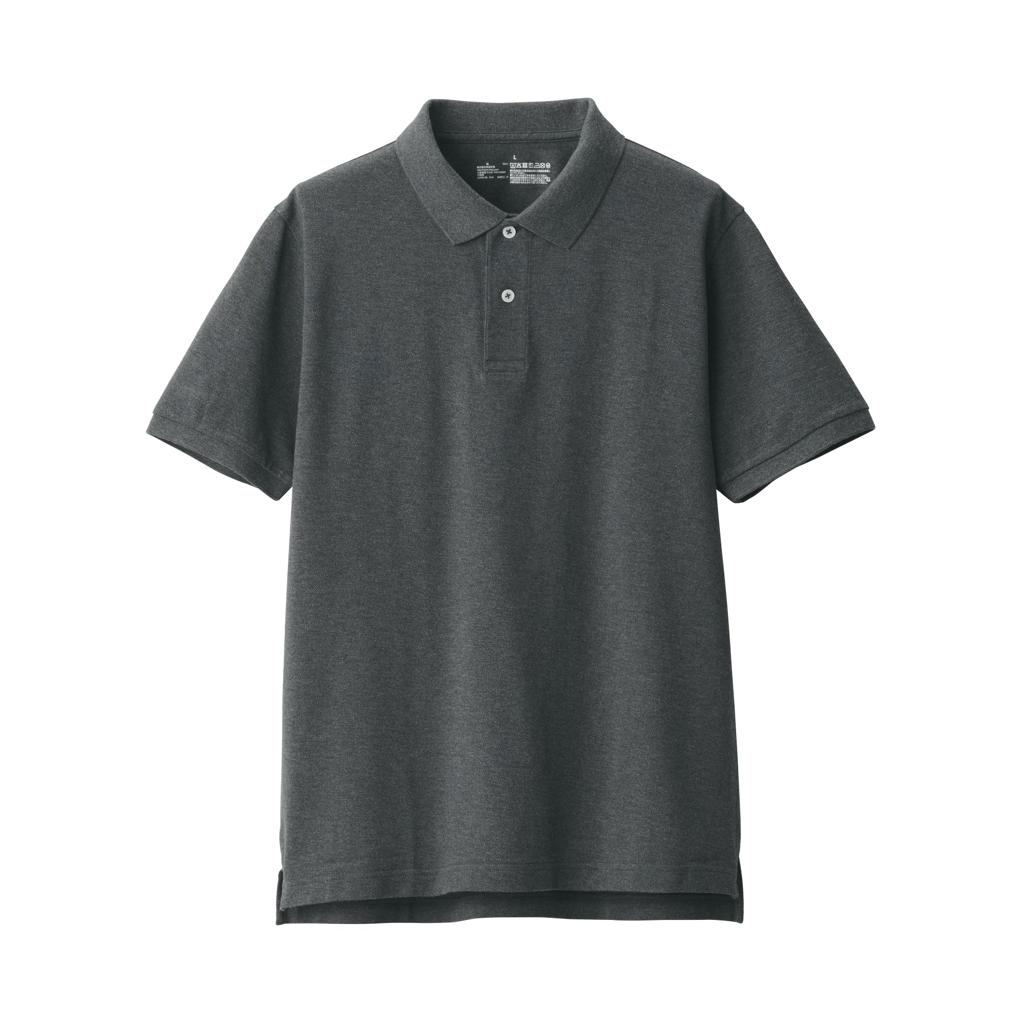 Men's Washed Pique Polo Shirt - Image 2