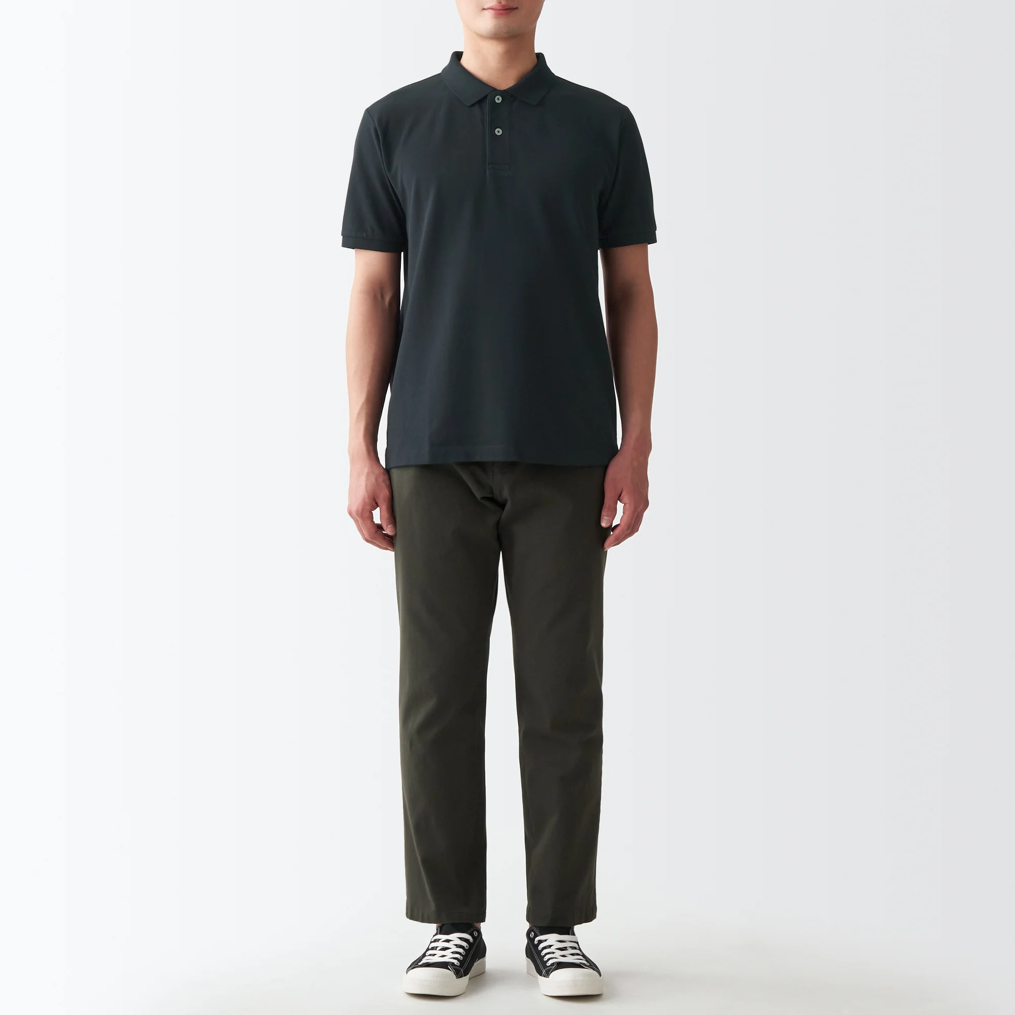Men's Washed Pique Polo Shirt - Image 30