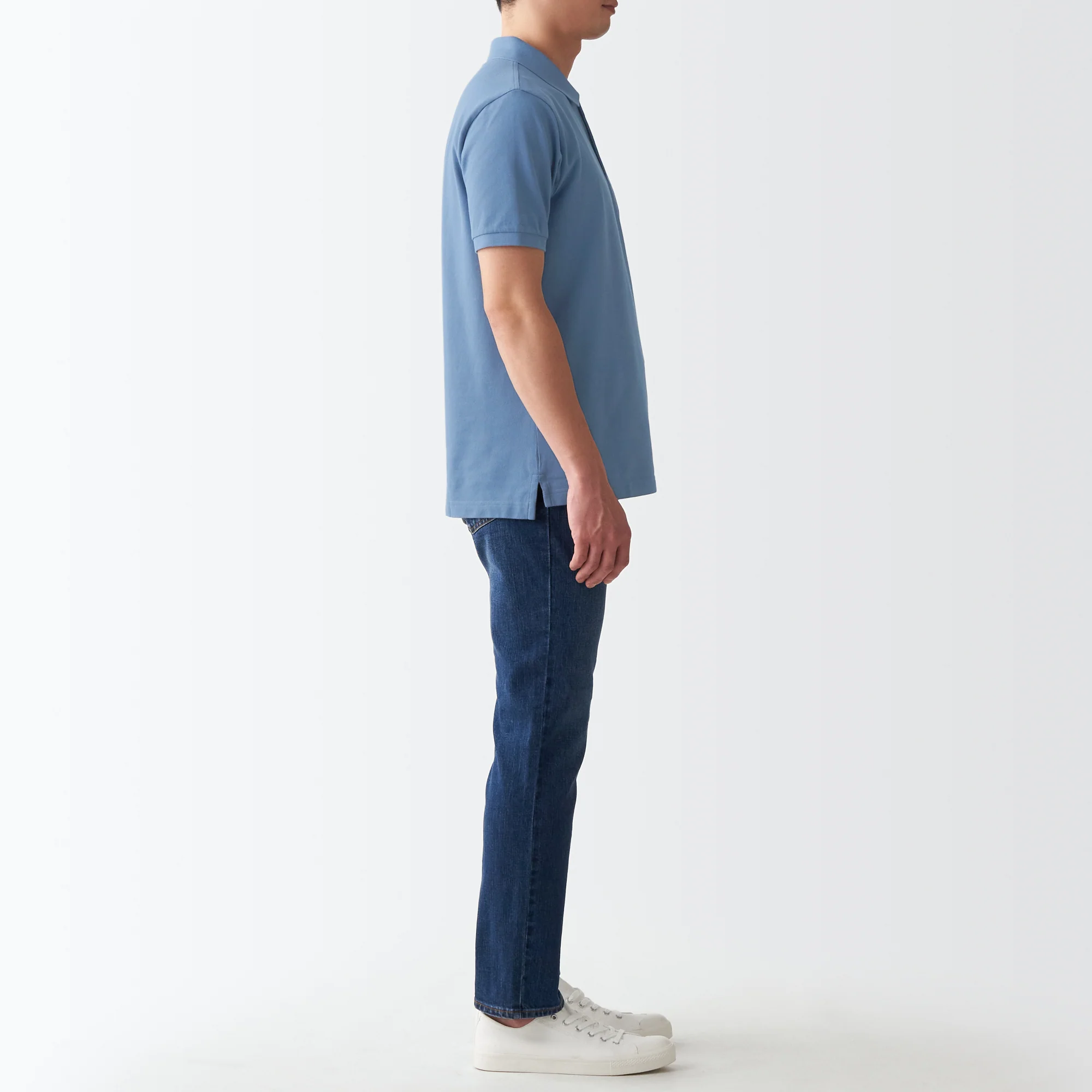 Men's Washed Pique Polo Shirt - Image 40