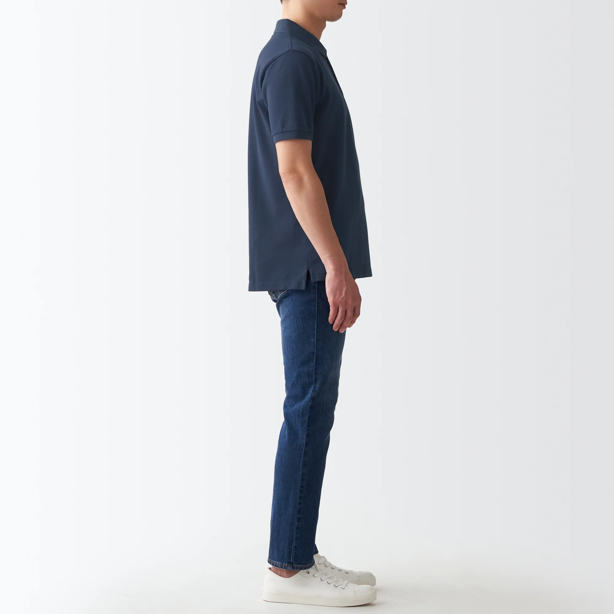 Men's Washed Pique Polo Shirt - Image 49