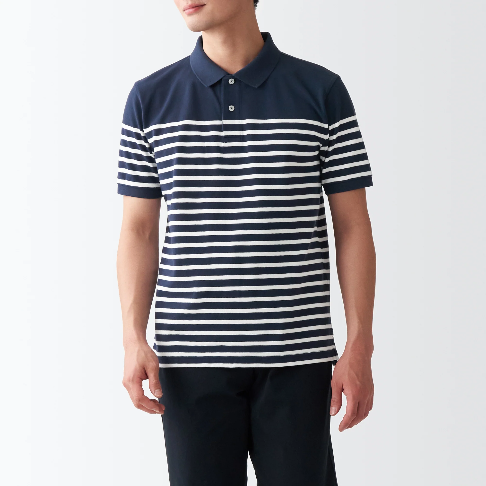 Men's Washed Pique Polo Shirt