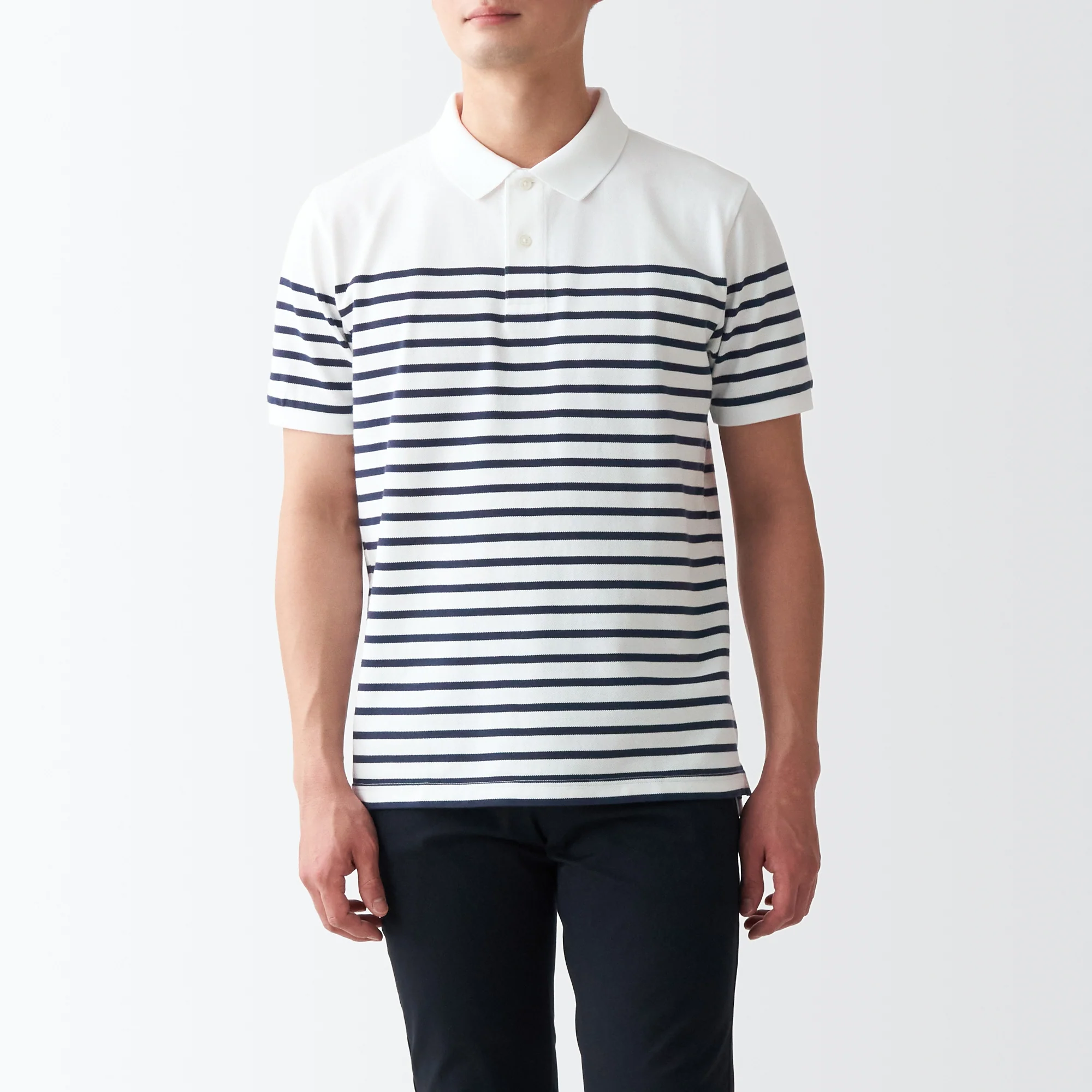 Men's Washed Pique Polo Shirt - Image 12