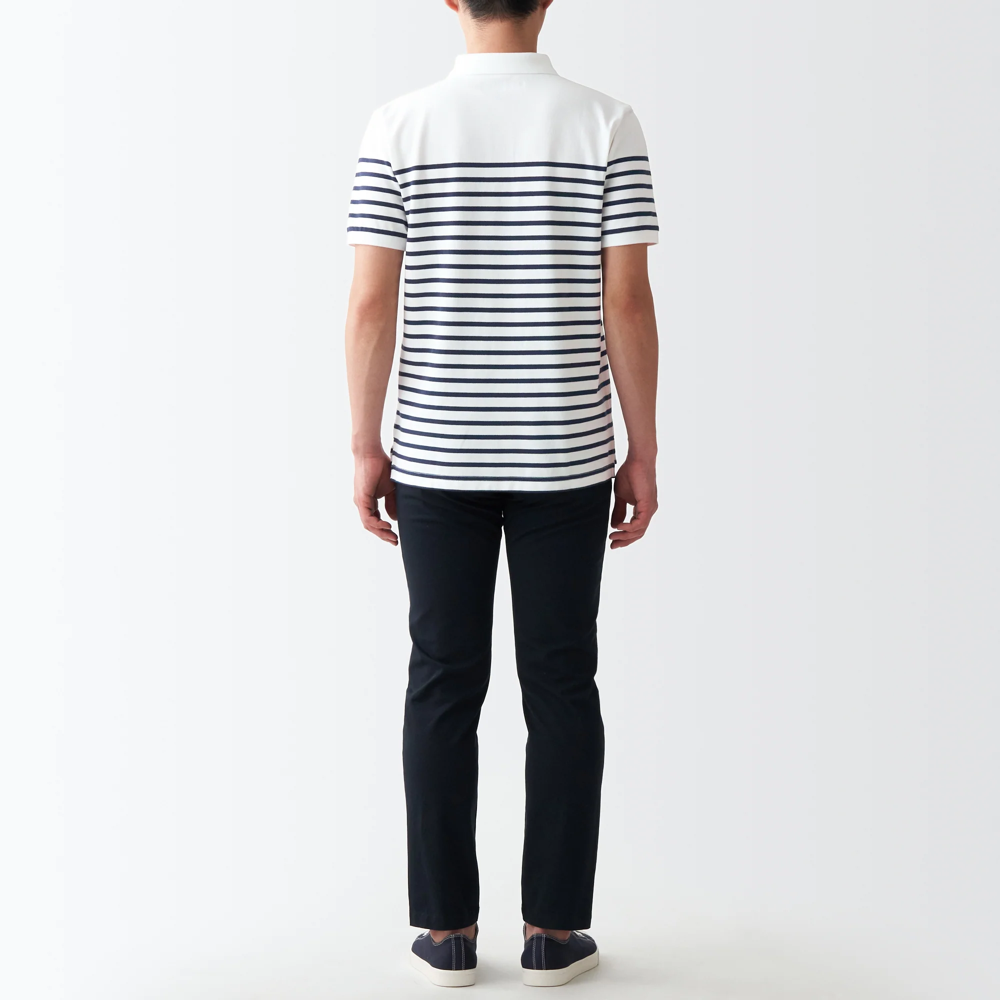 Men's Washed Pique Polo Shirt - Image 14