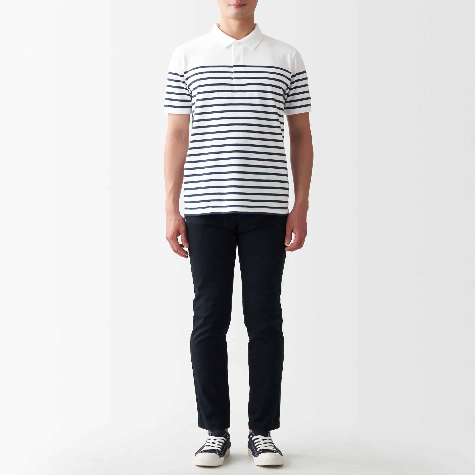 Men's Washed Pique Polo Shirt - Image 15