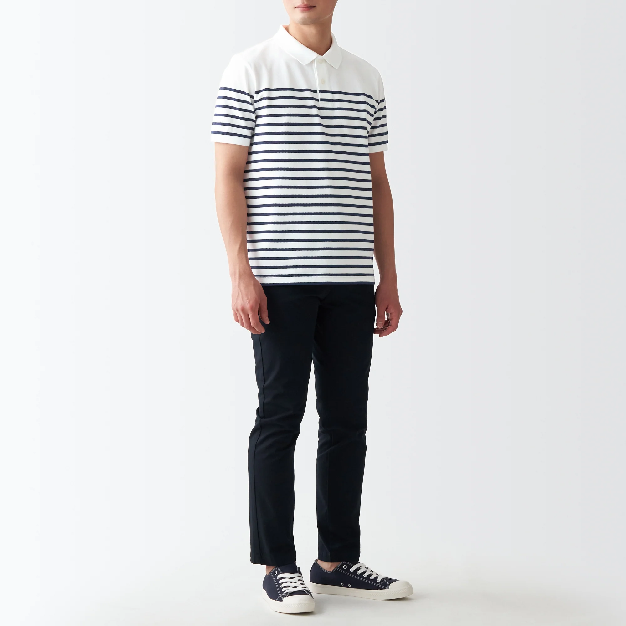 Men's Washed Pique Polo Shirt - Image 16