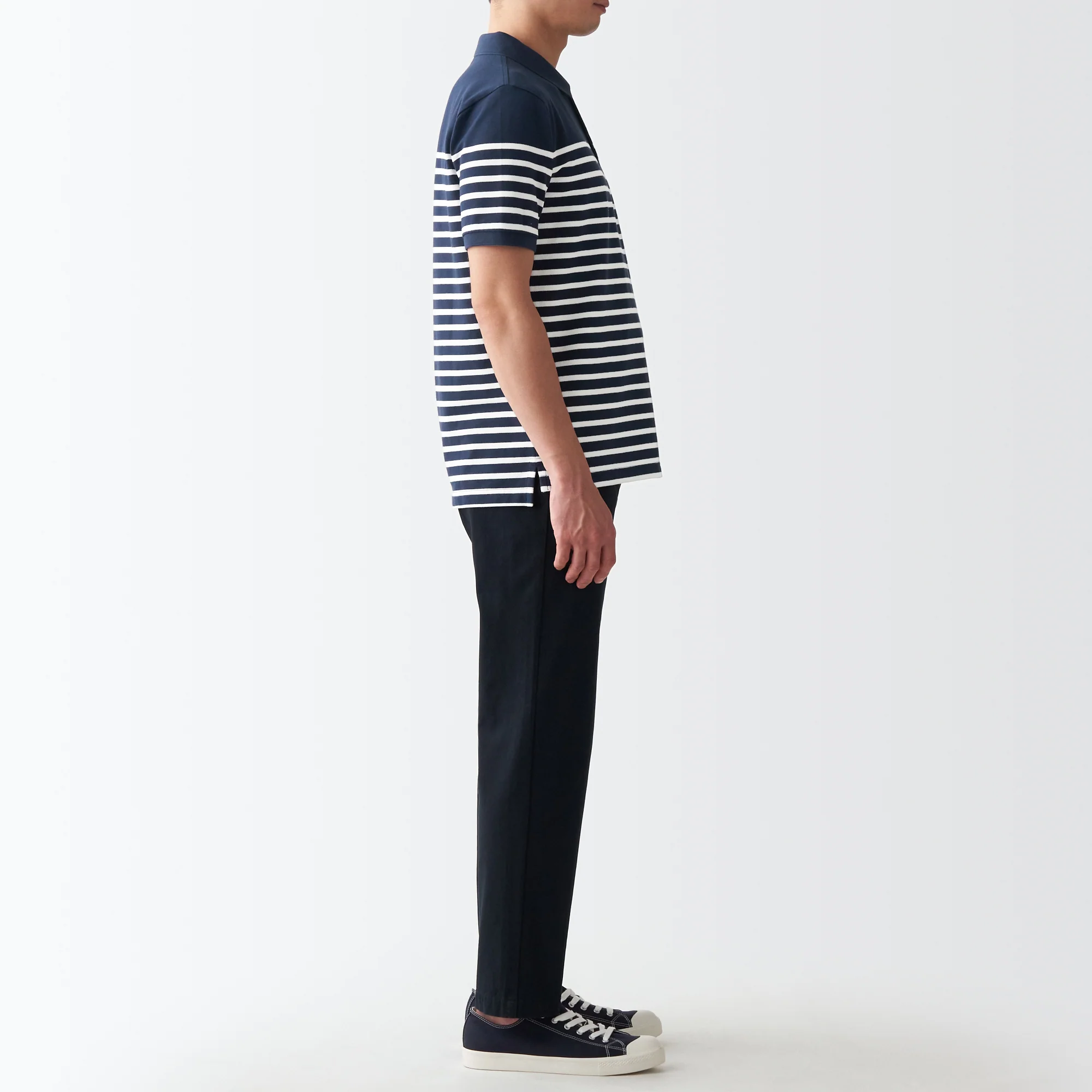 Men's Washed Pique Polo Shirt - Image 4
