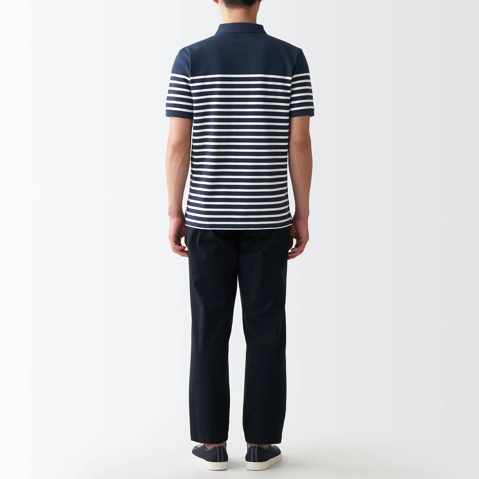 Men's Washed Pique Polo Shirt - Image 5