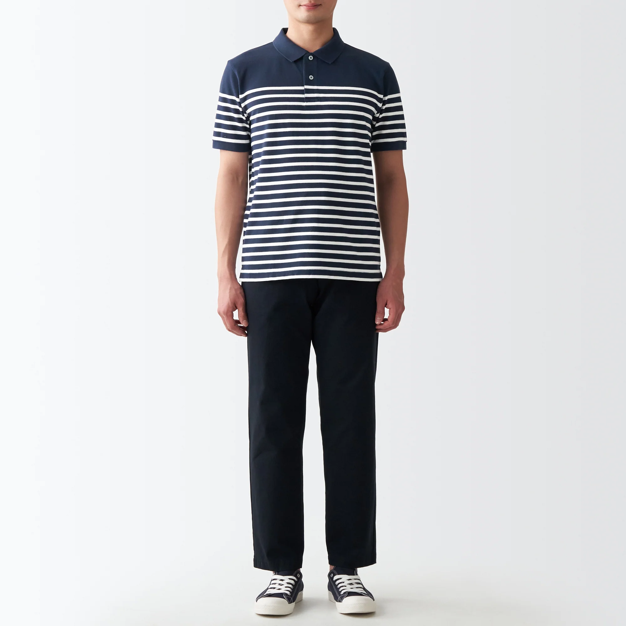 Men's Washed Pique Polo Shirt - Image 6