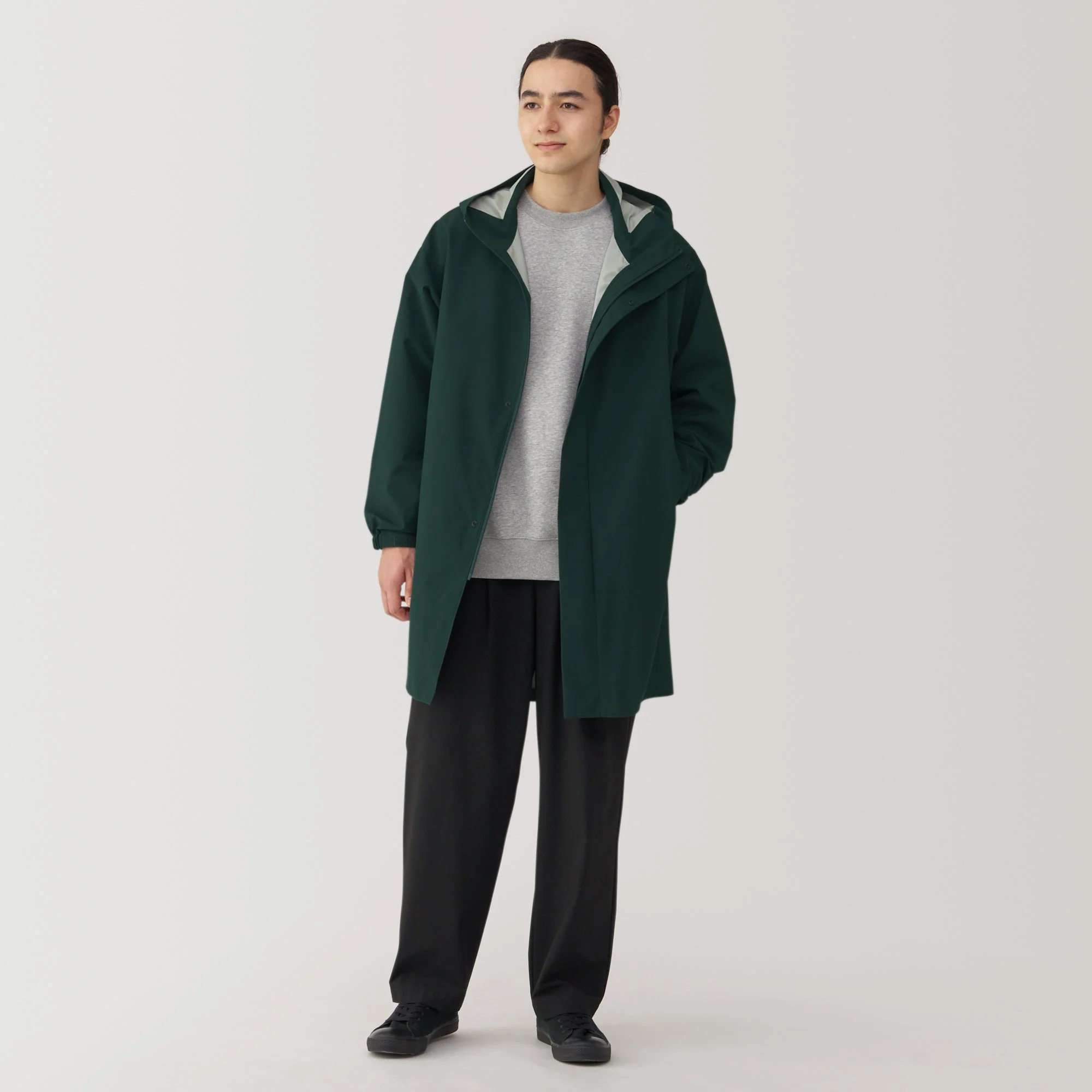 Men's Water Repellent Hooded Coat - Image 3