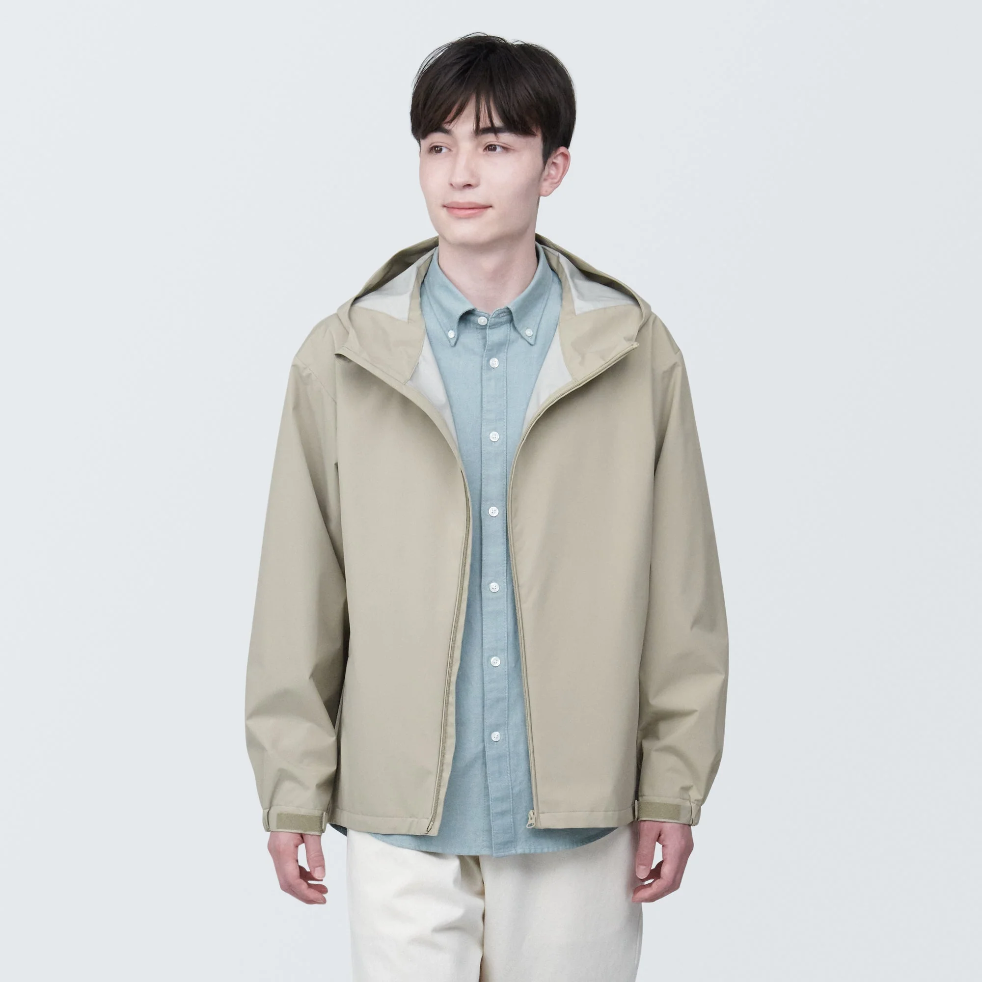 Men's Water Repellent Hooded Jacket - Image 3