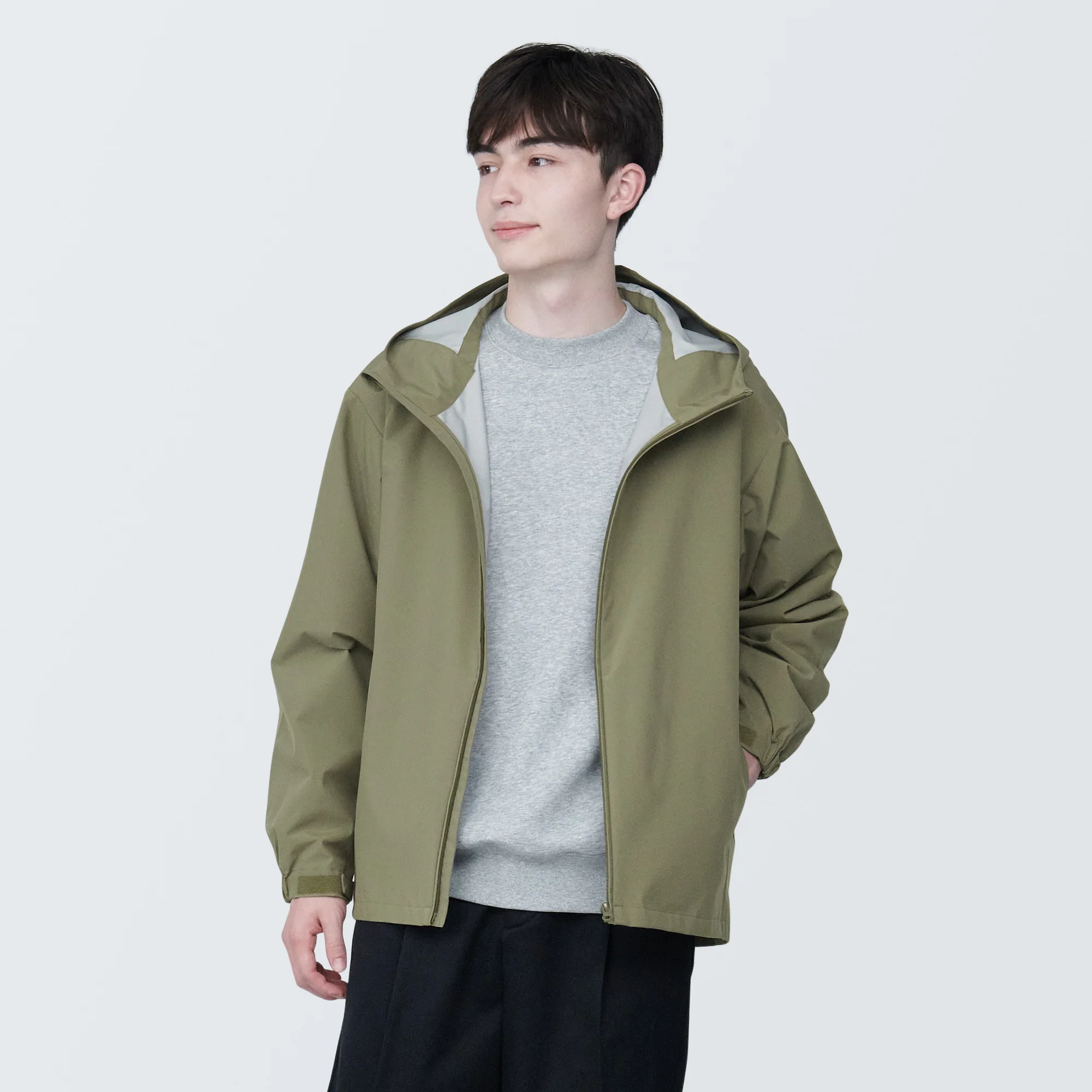 Men's Water Repellent Hooded Jacket - Image 43