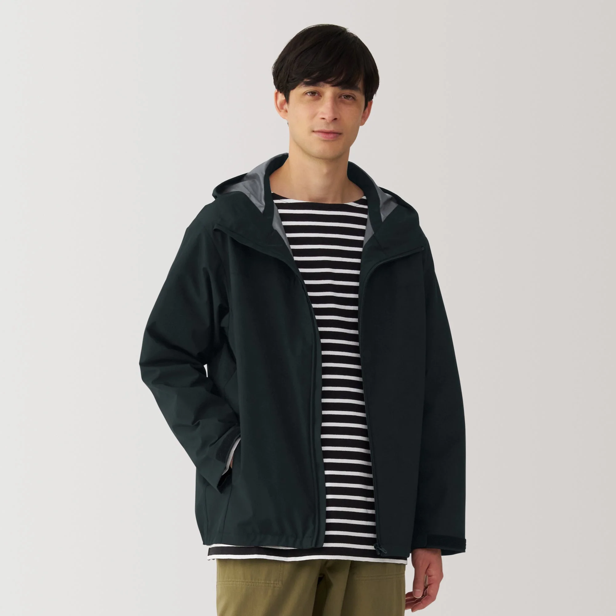 Men's Water Repellent Hooded Jacket