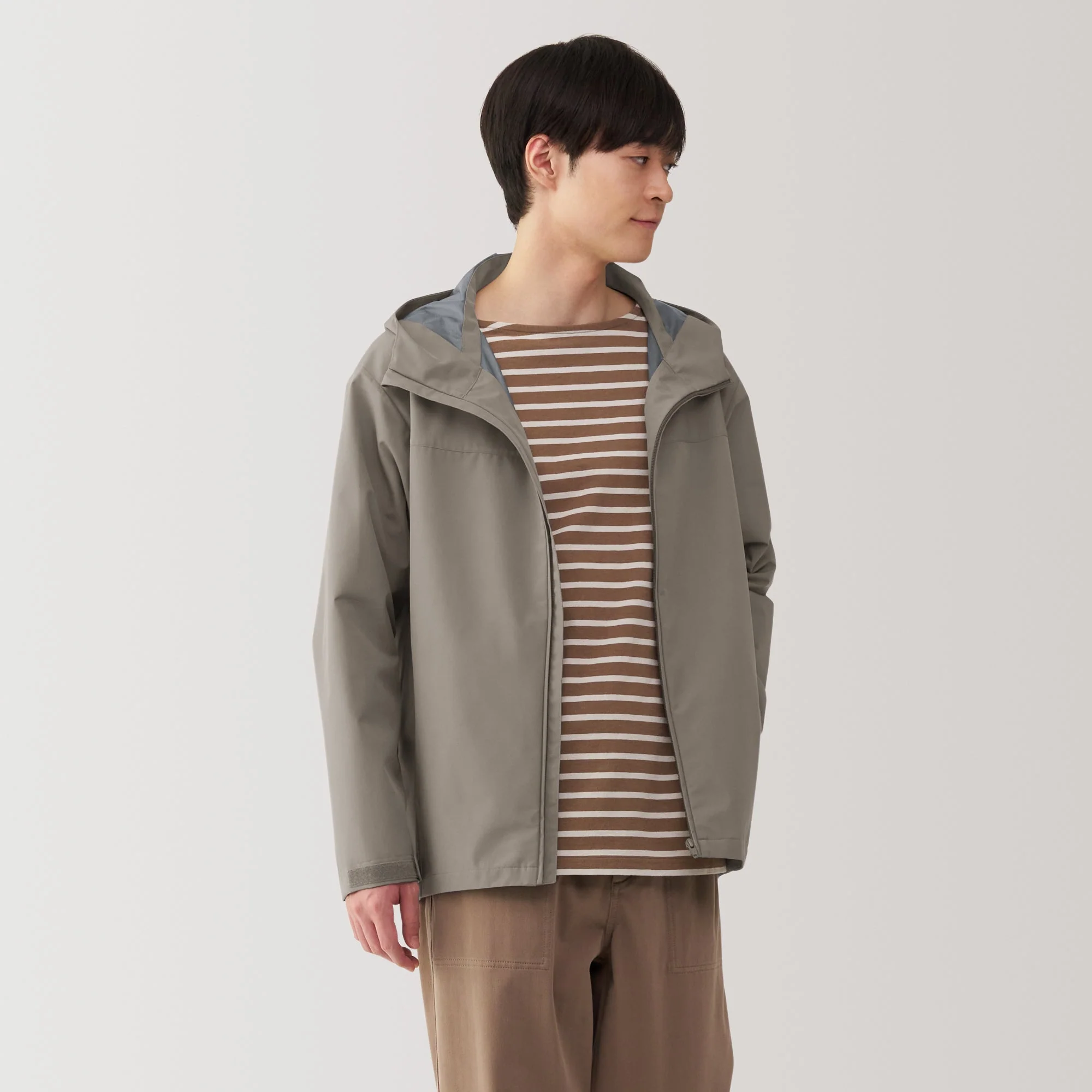 Men's Water Repellent Hooded Jacket - Image 13