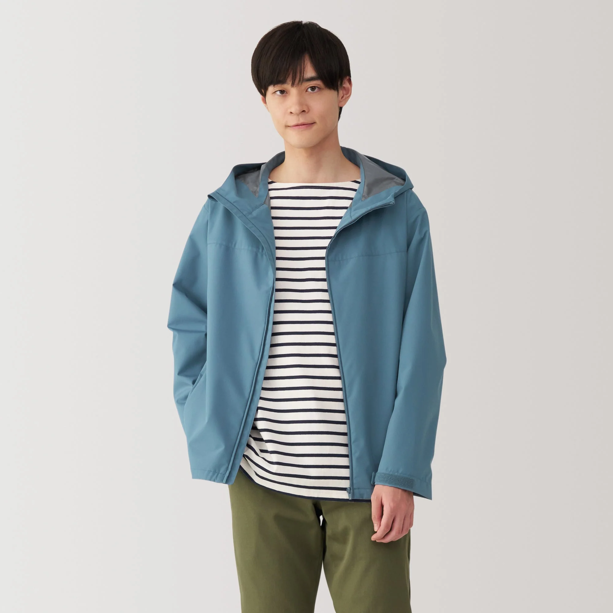 Men's Water Repellent Hooded Jacket - Image 43