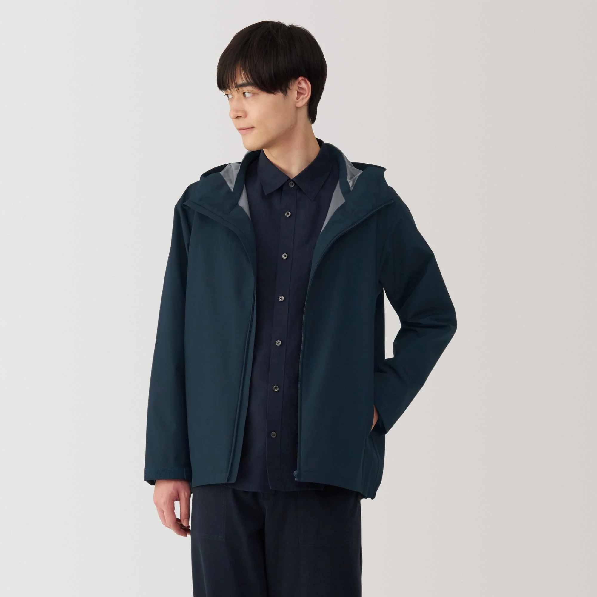 Men's Water Repellent Hooded Jacket - Image 53