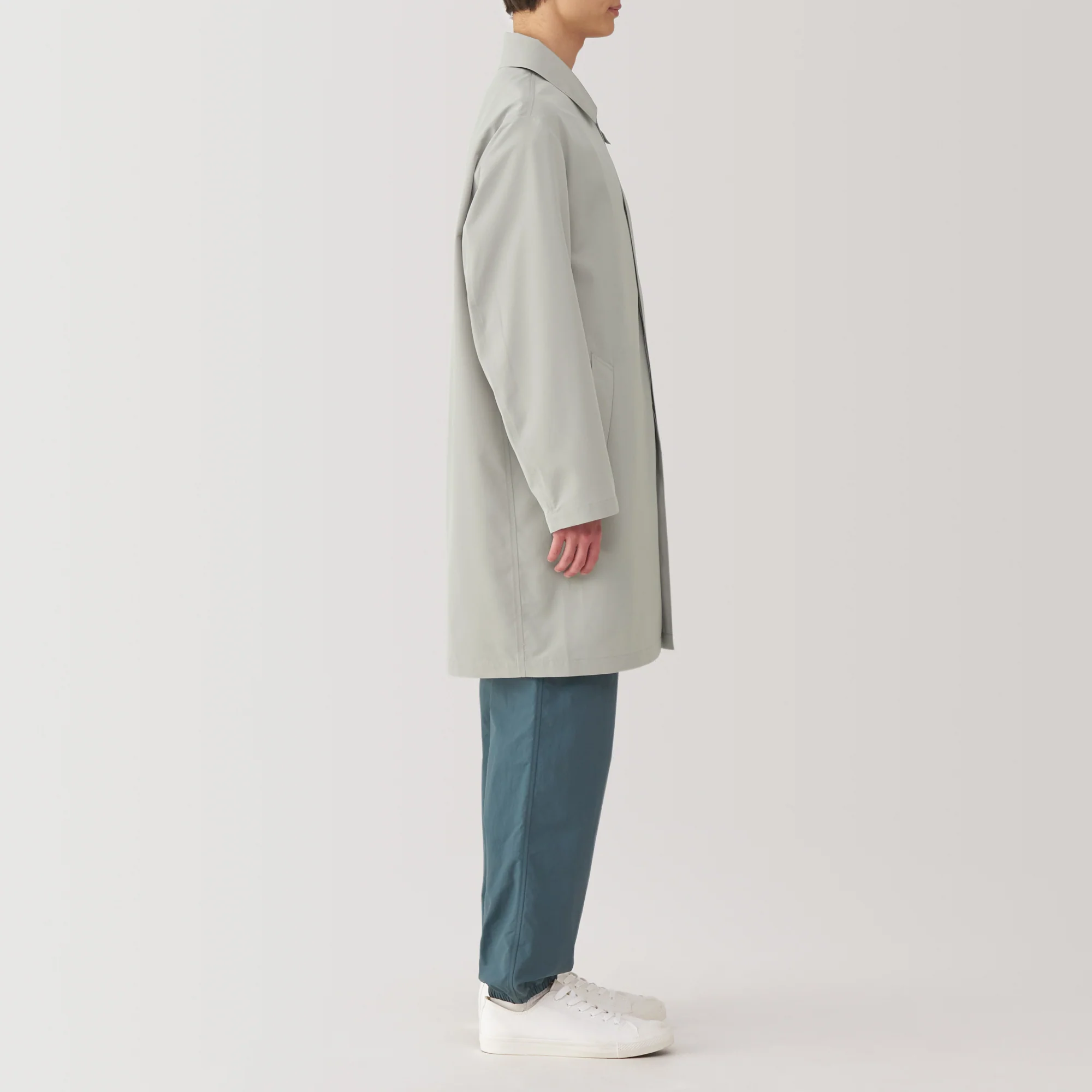 Men's Water Repellent Stand Fall Collar Coat - Image 17