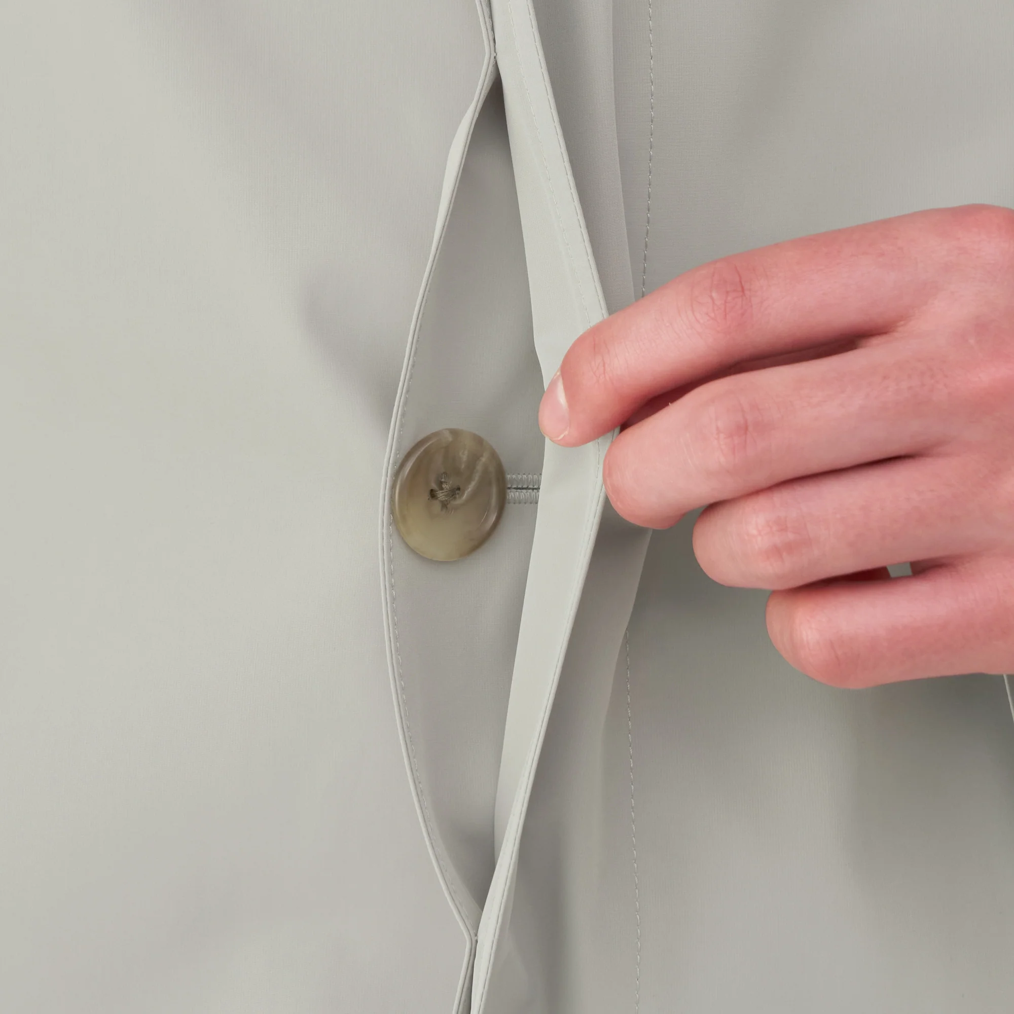 Men's Water Repellent Stand Fall Collar Coat - Image 21