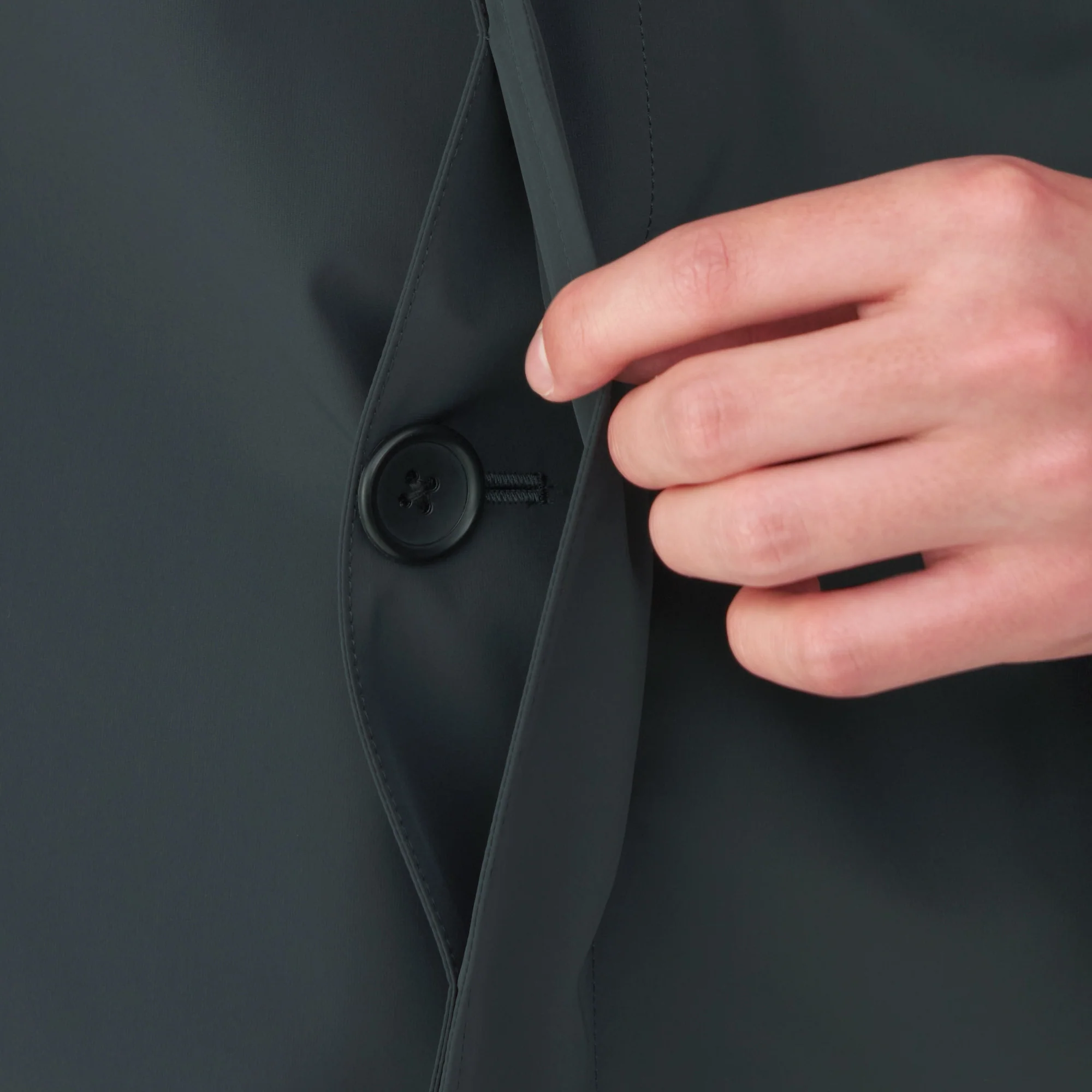 Men's Water Repellent Stand Fall Collar Coat - Image 9