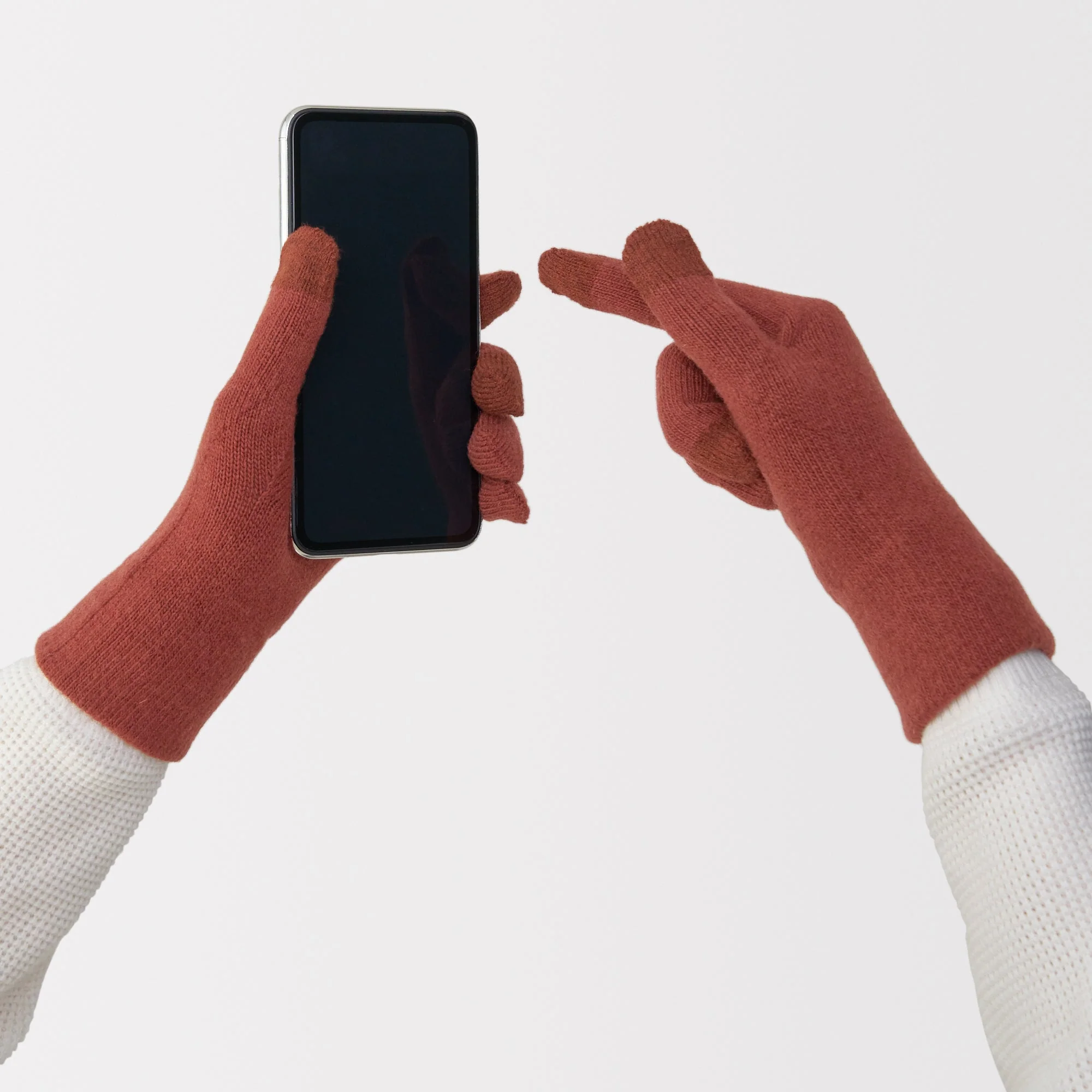Merino Wool Blend Touchscreen Gloves - Image 10