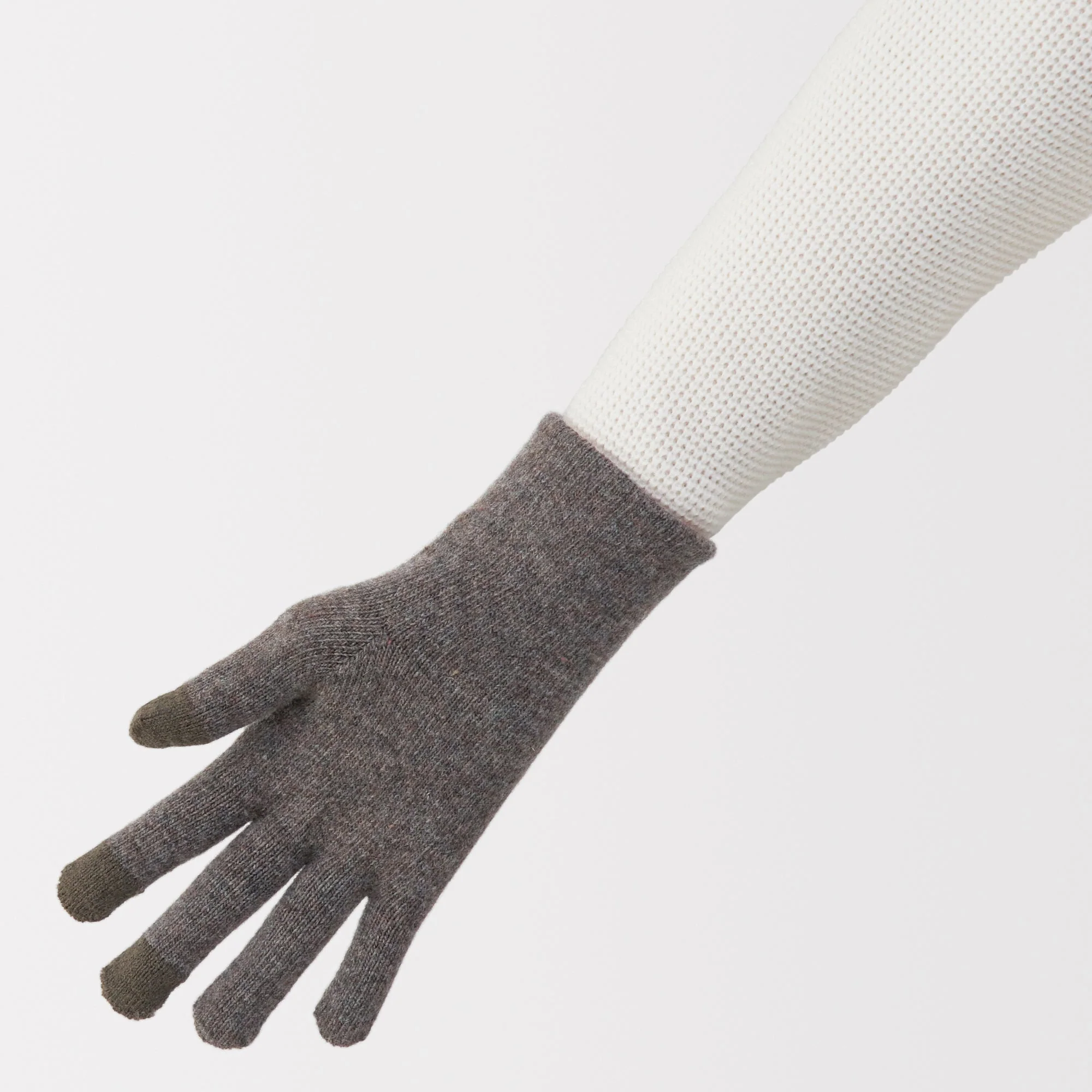 Merino Wool Blend Touchscreen Gloves - Image 3