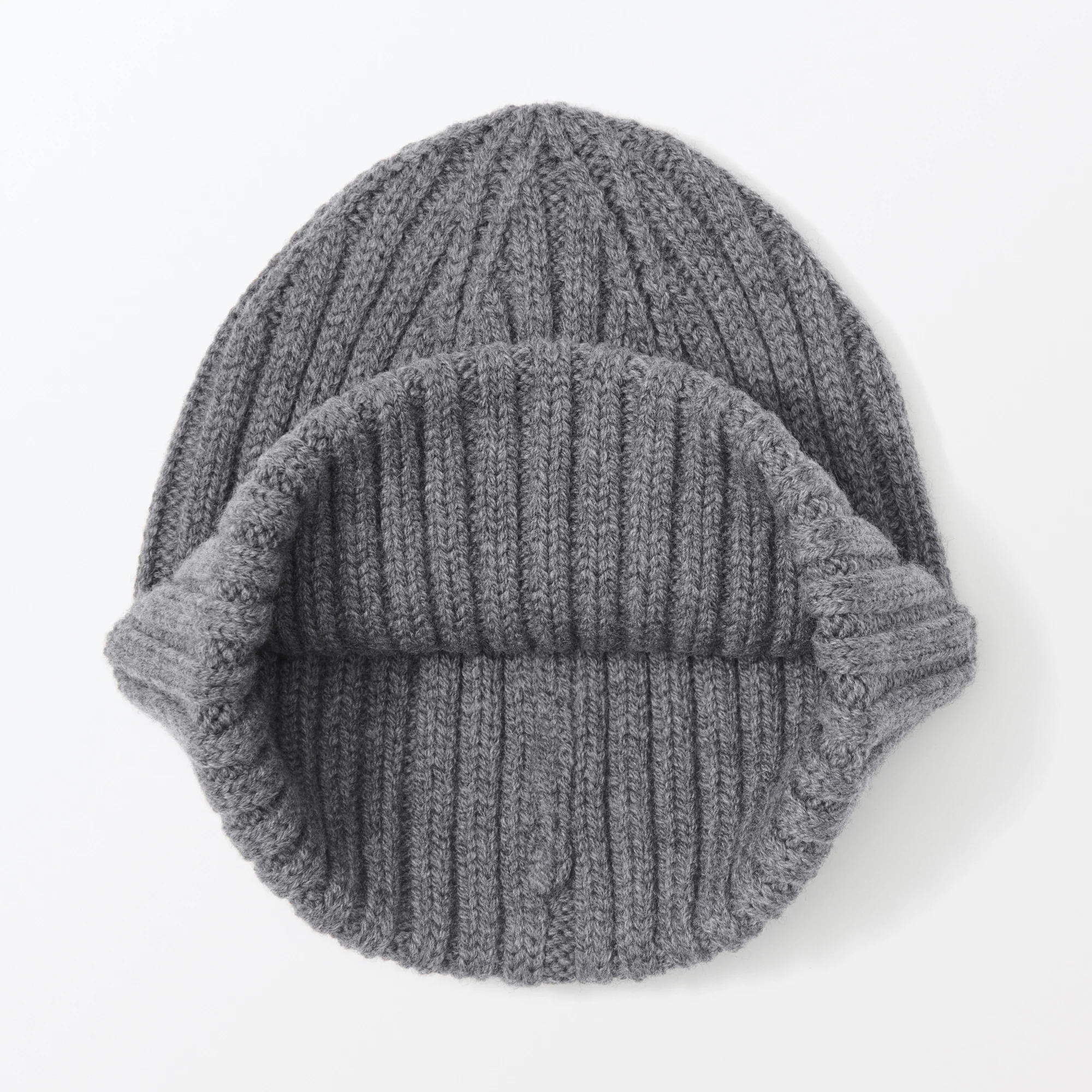 Merino Wool Ribbed Beanie - Image 15