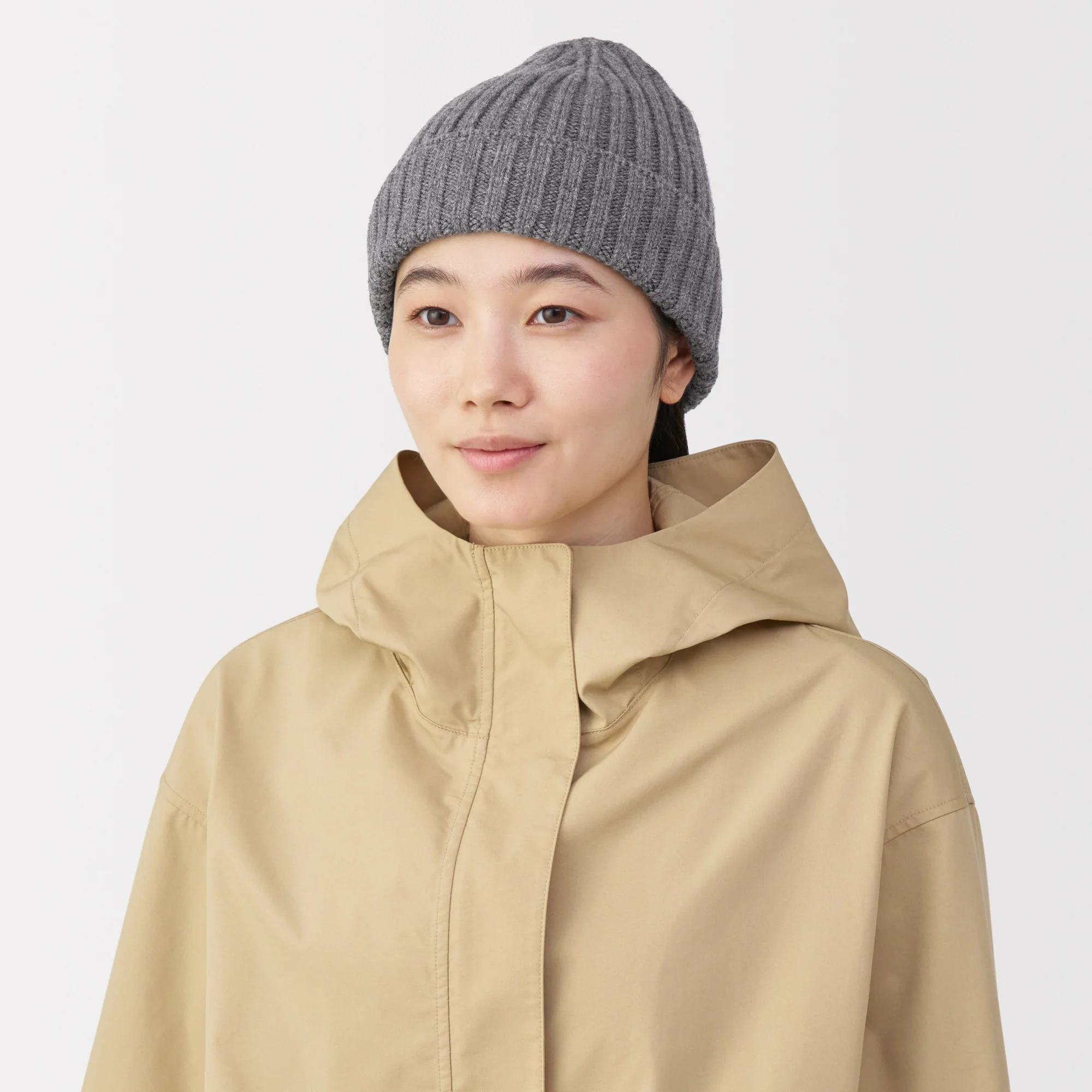 Merino Wool Ribbed Beanie - Image 17