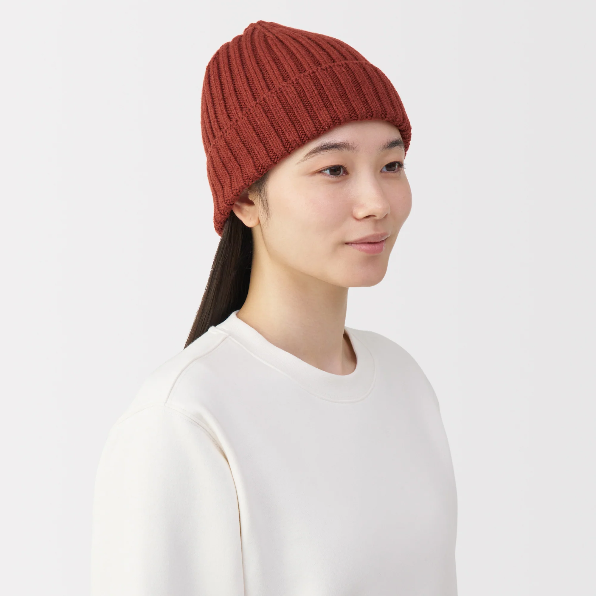 Merino Wool Ribbed Beanie - Image 23