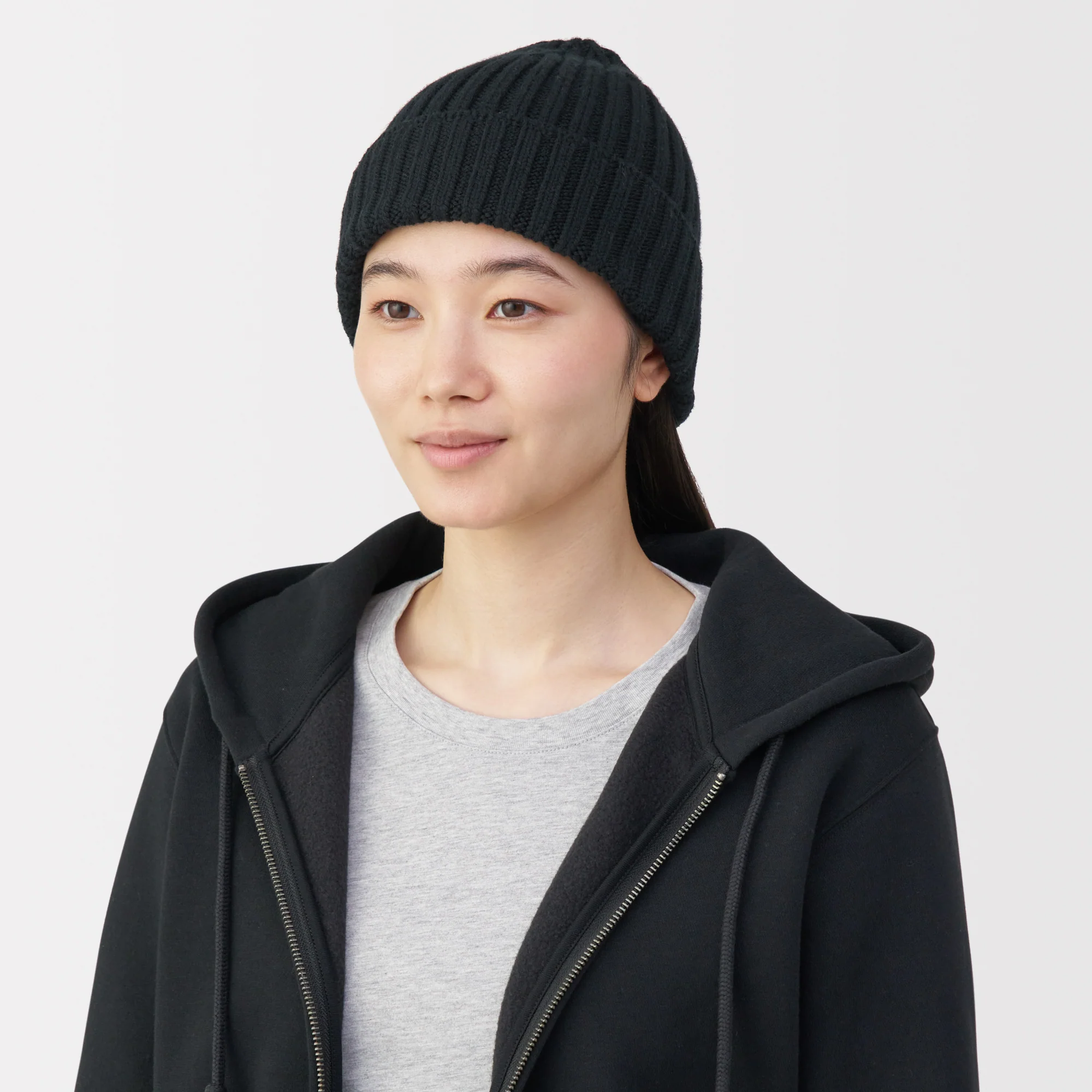 Merino Wool Ribbed Beanie - Image 35