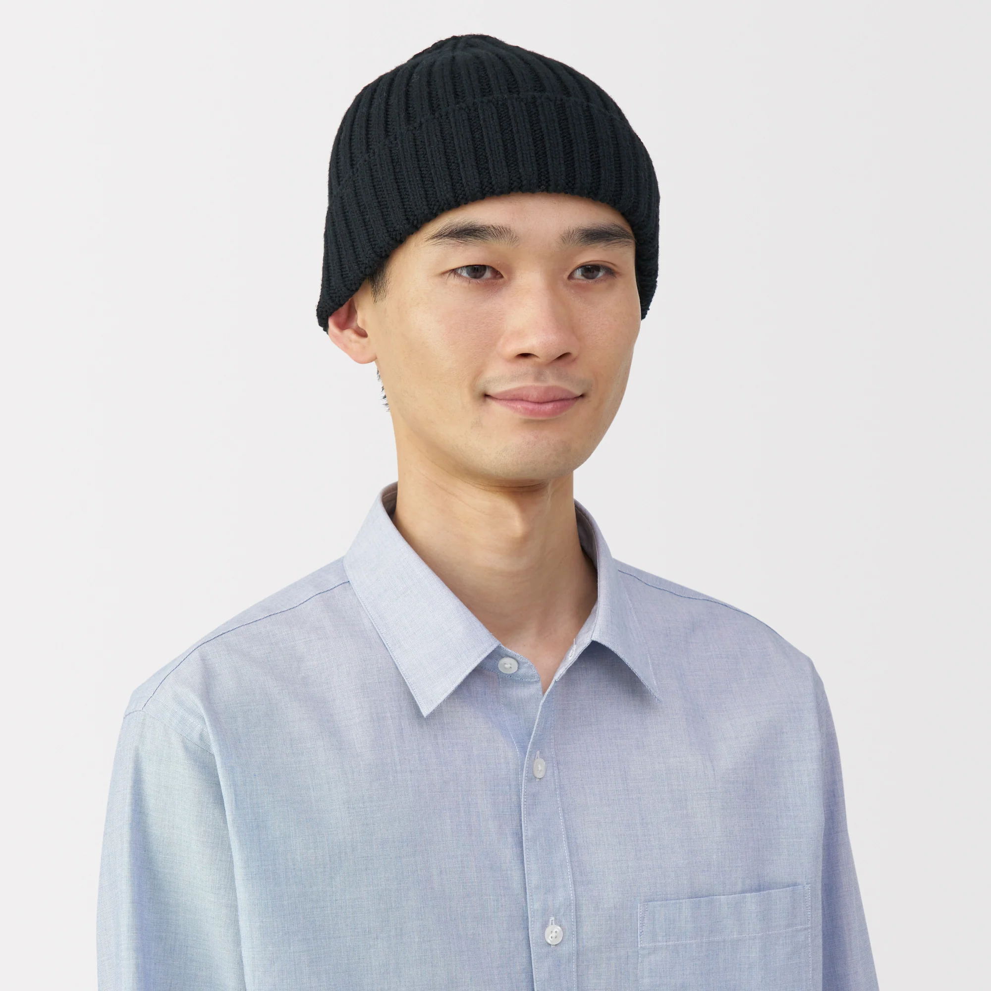 Merino Wool Ribbed Beanie - Image 36