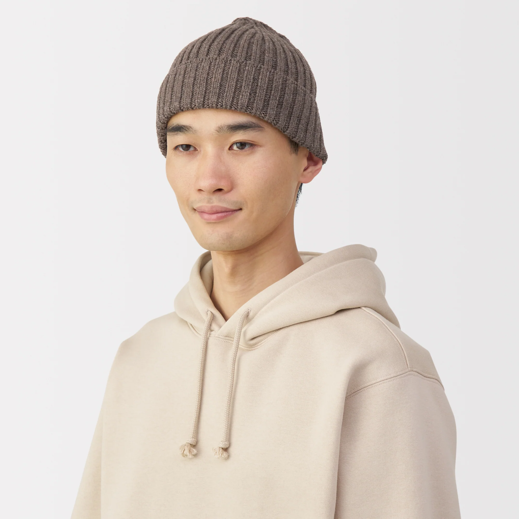 Merino Wool Ribbed Beanie - Image 42
