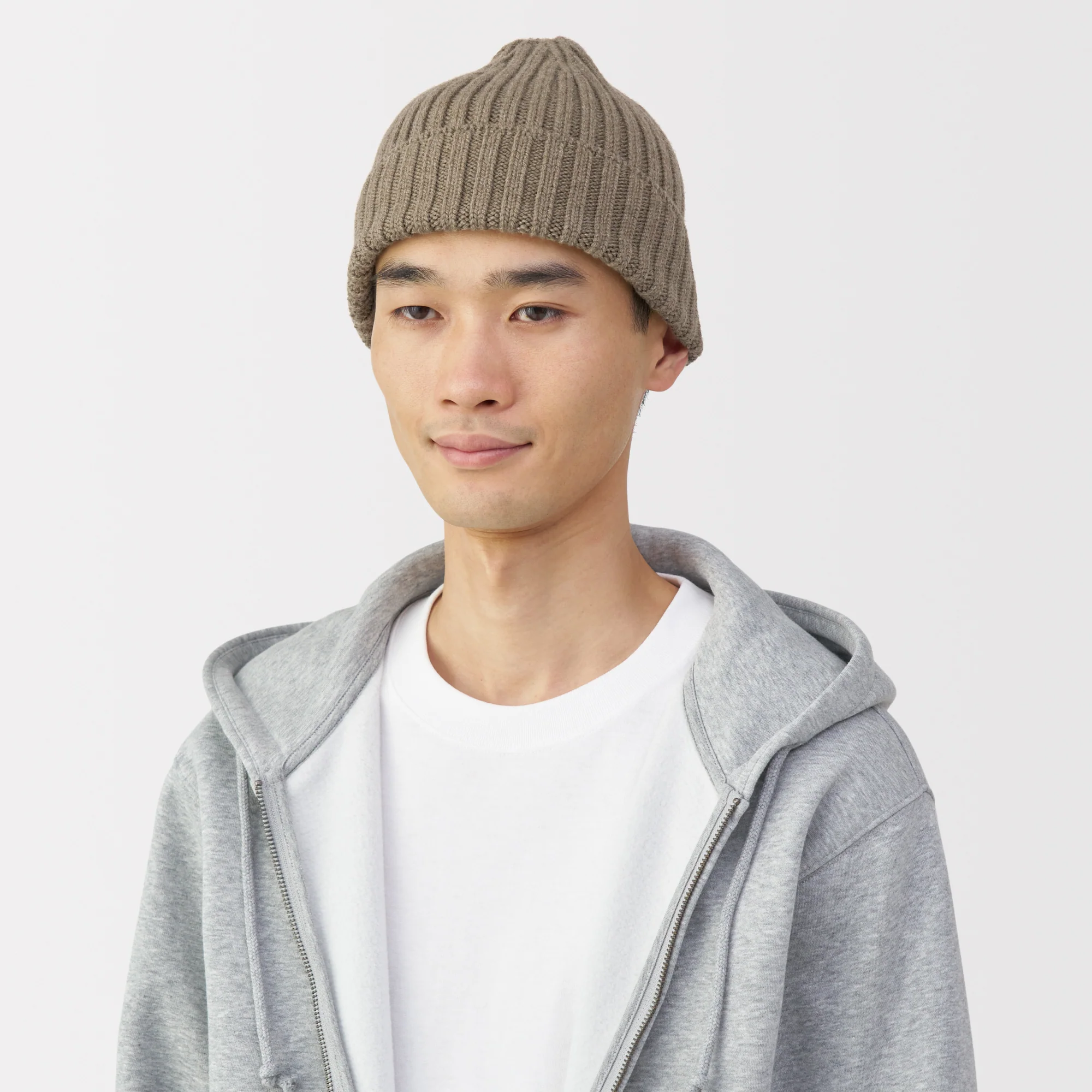 Merino Wool Ribbed Beanie - Image 6