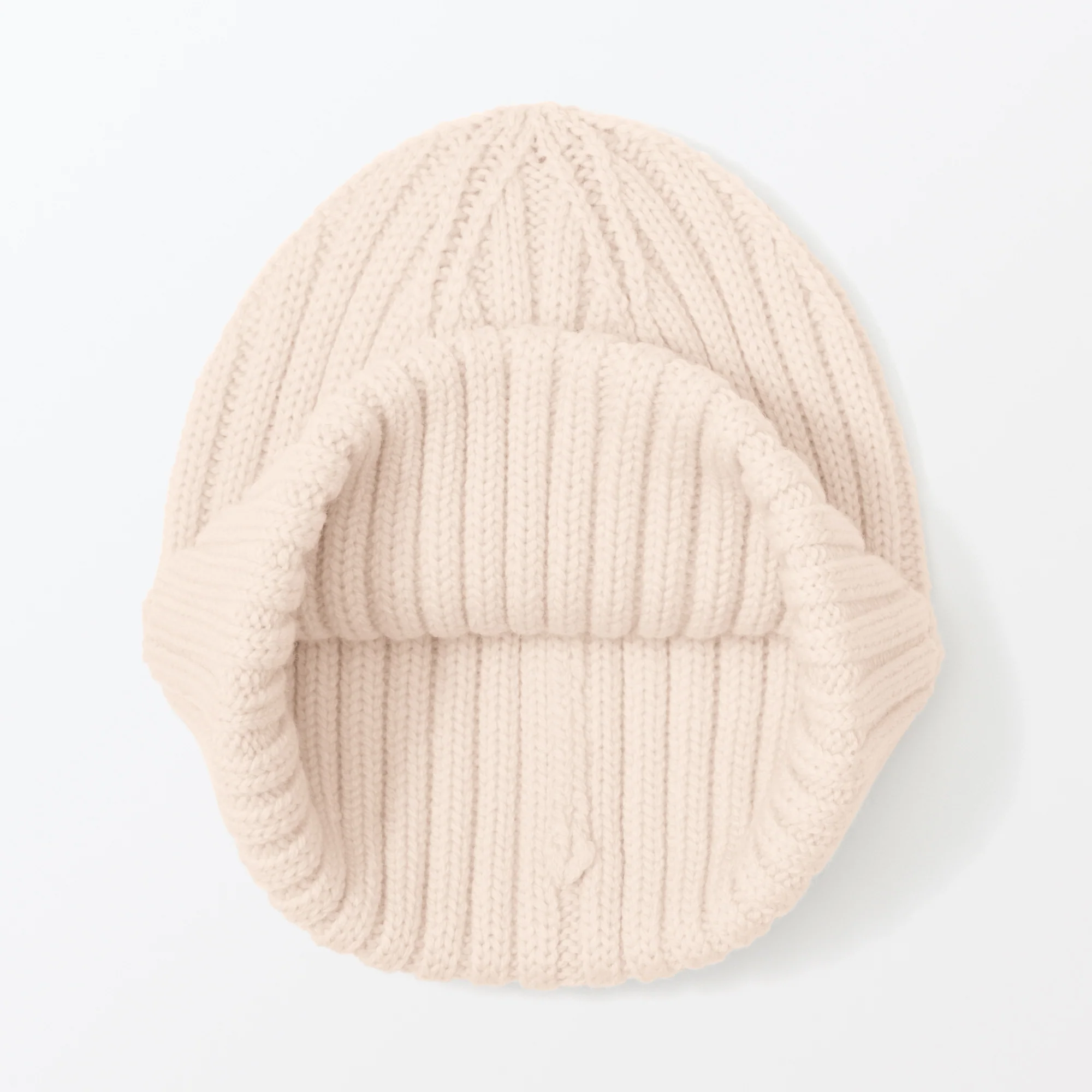 Merino Wool Ribbed Beanie - Image 9