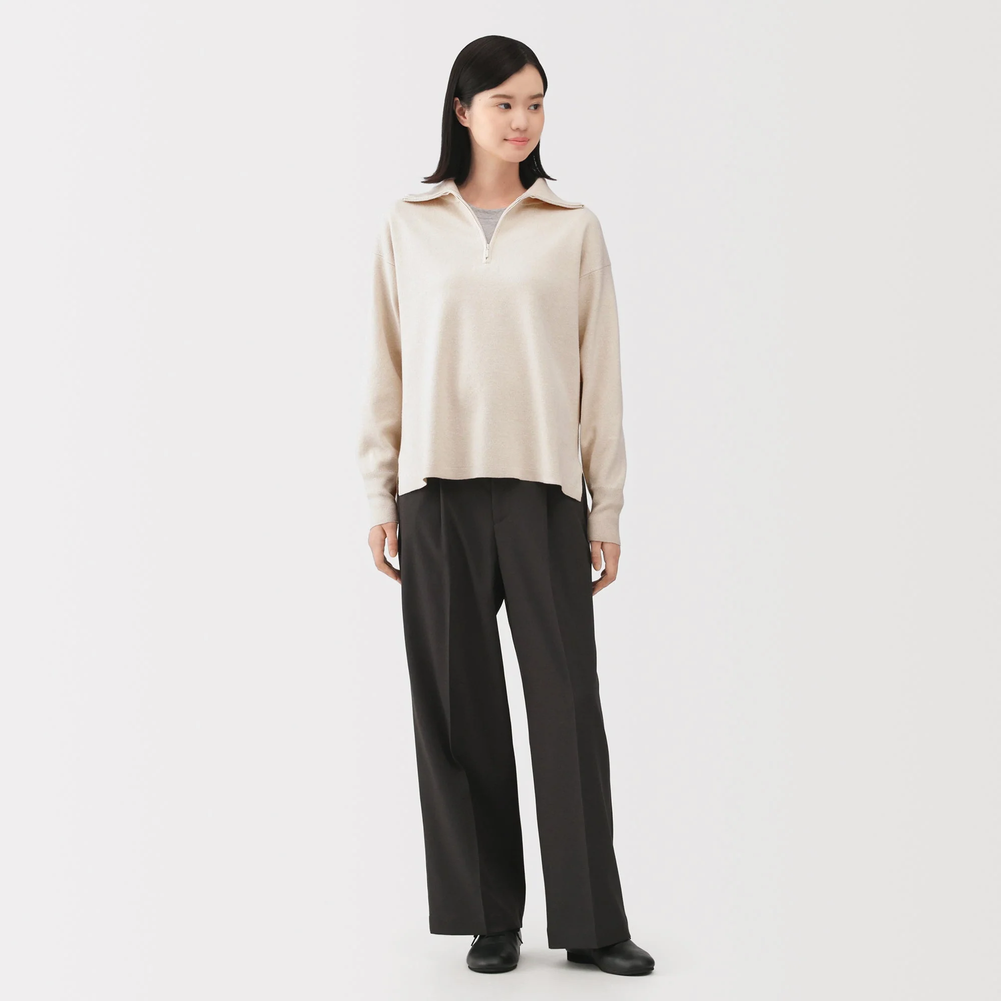 Milano Rib Half-Zip Sweater - Image 12