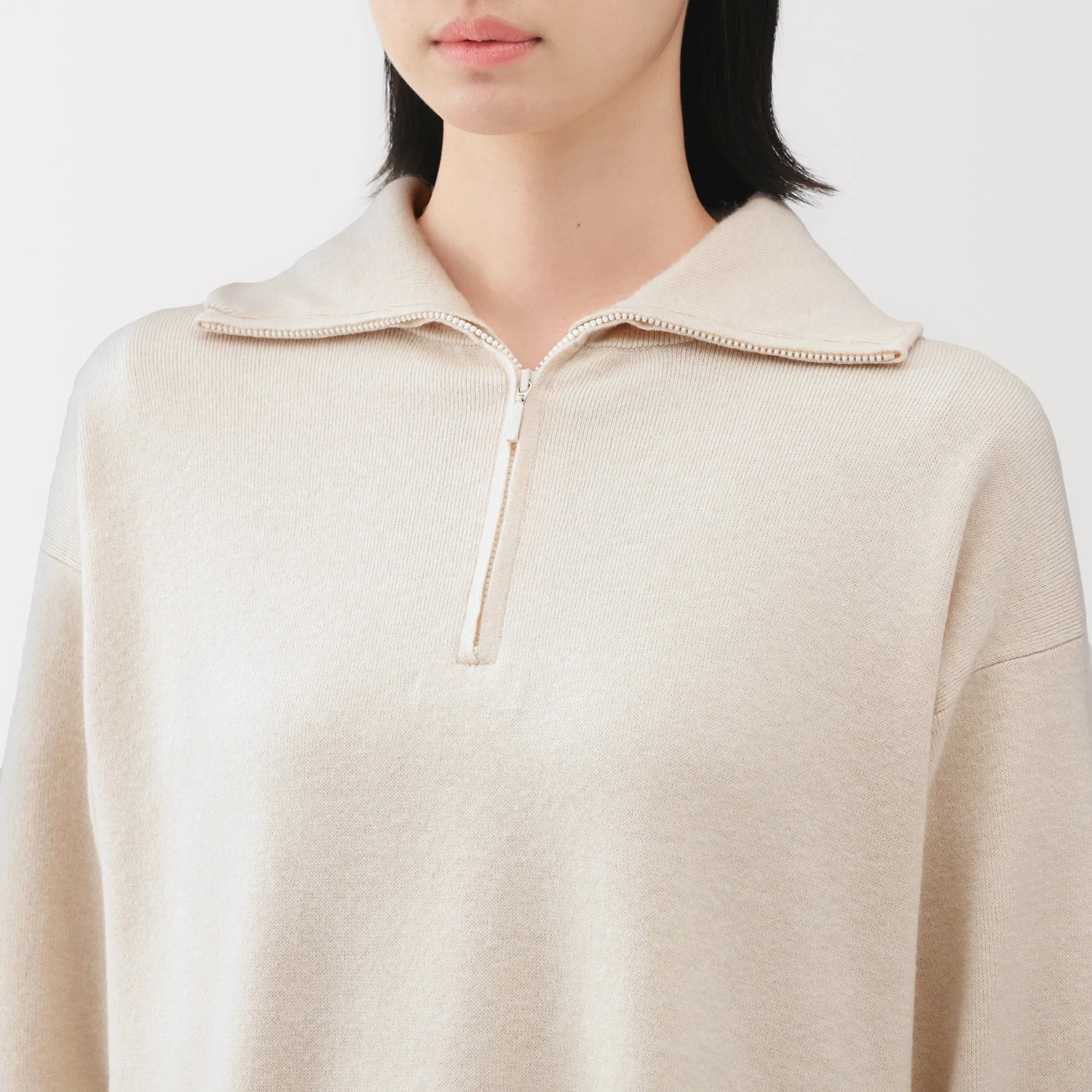 Milano Rib Half-Zip Sweater - Image 7