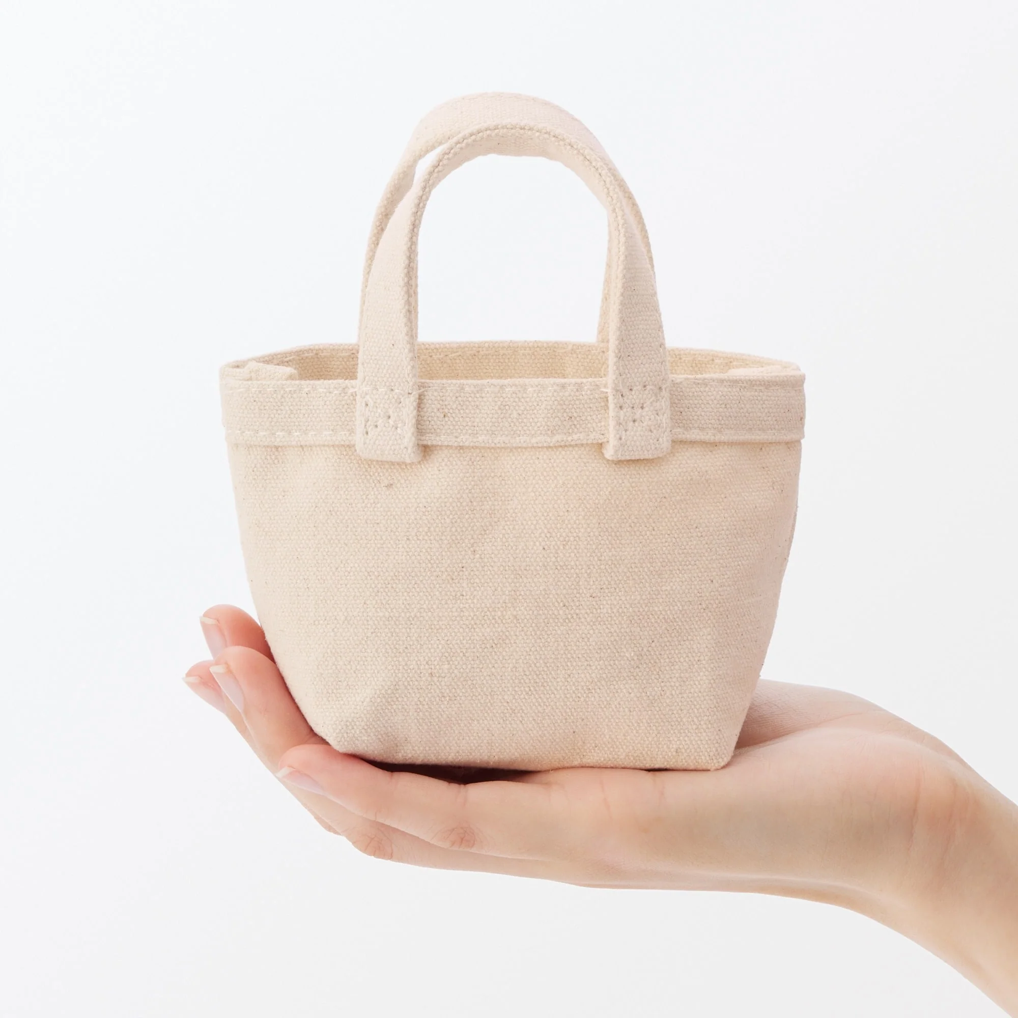 Mini Canvas Tote Bag - Image 3