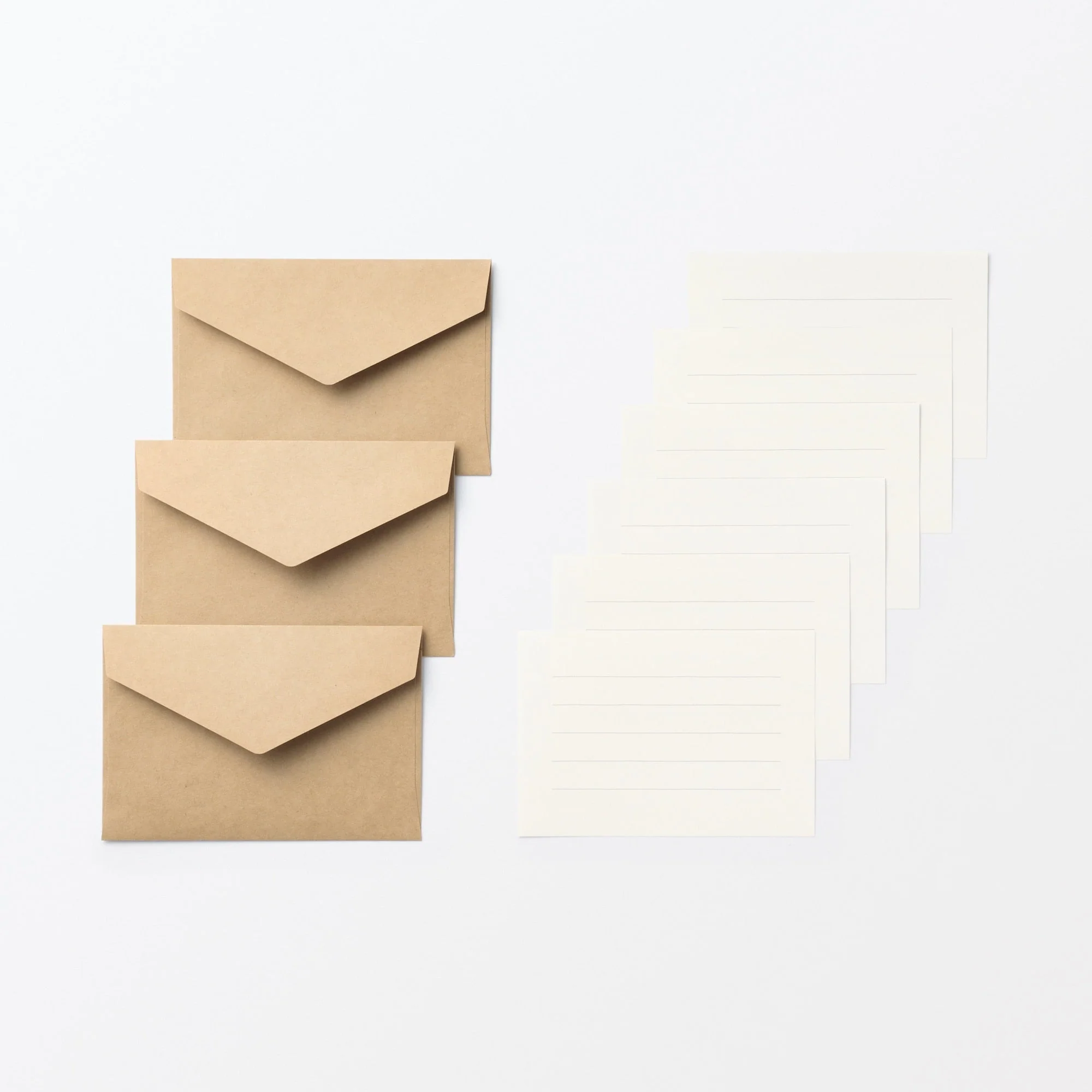 Mini Letter Writing Set - Kraft - Image 2