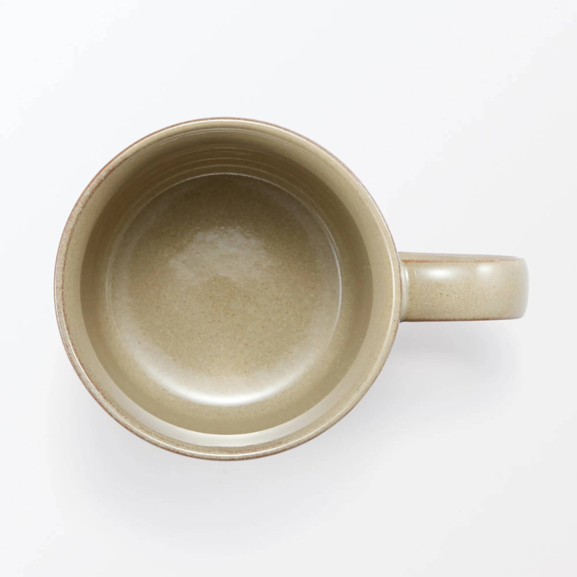 Mino Ware Coffee Cup - Dark Beige - Image 4