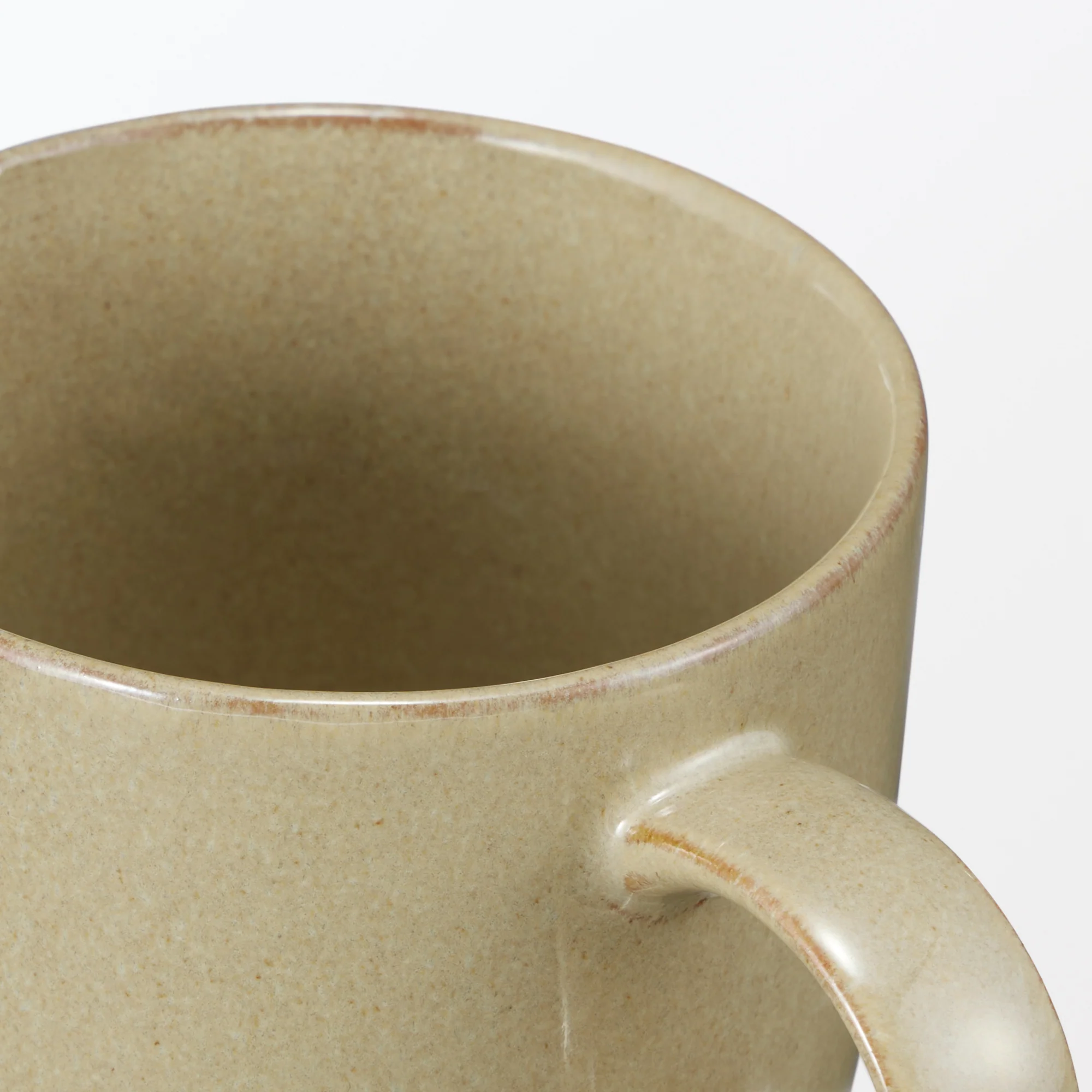 Mino Ware Coffee Cup - Dark Beige - Image 6