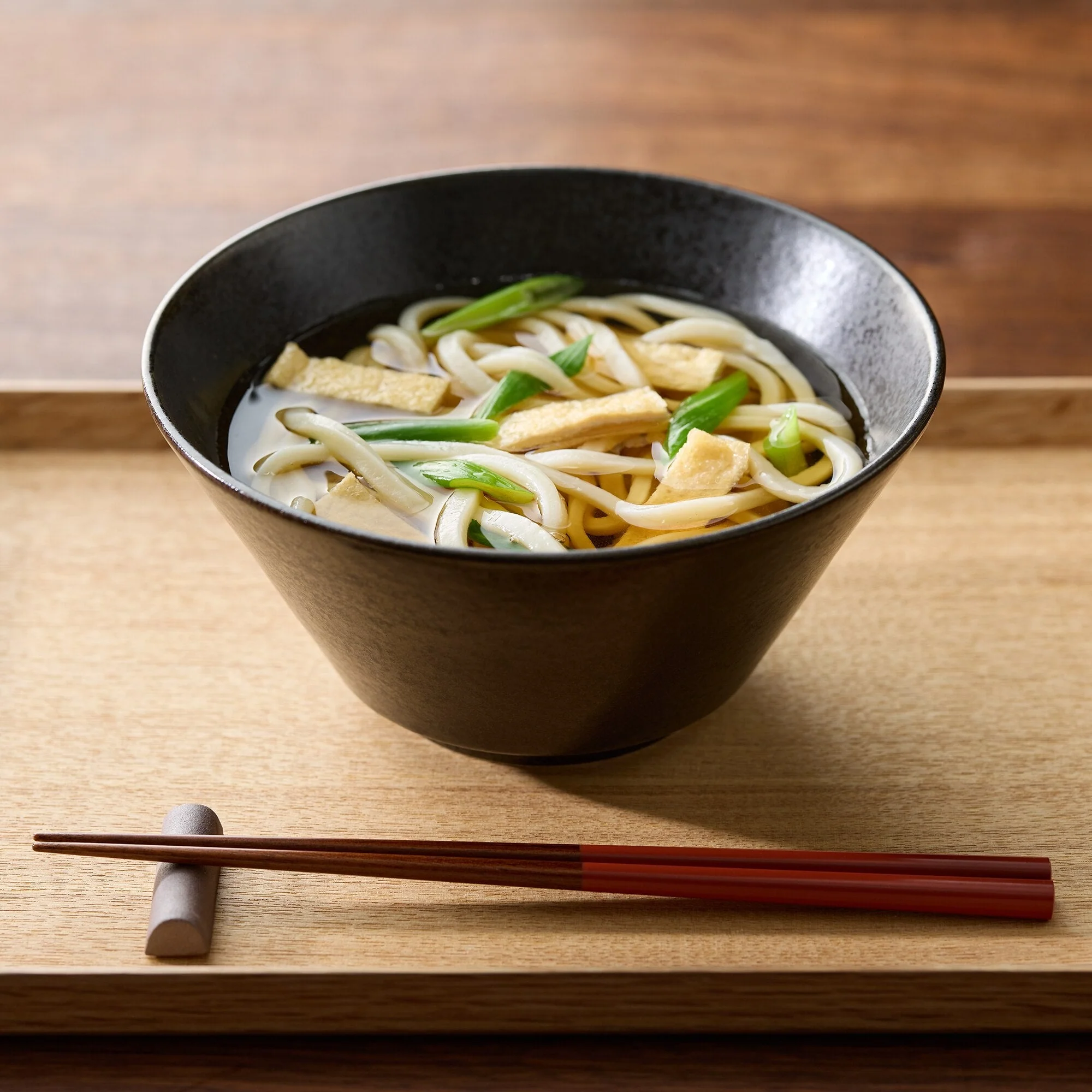 Mino Ware Noodle Bowl - Black - Image 2