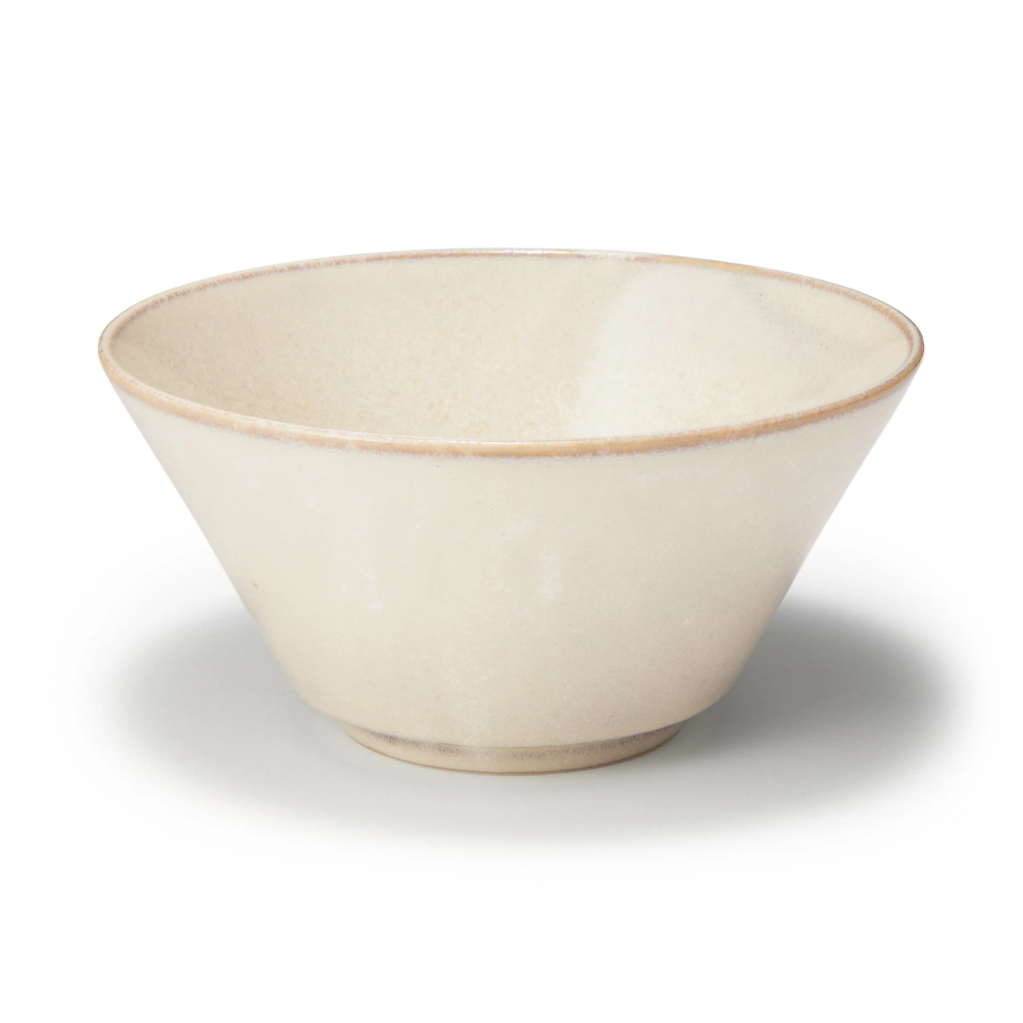 Mino Ware Noodle Bowl - White Glaze