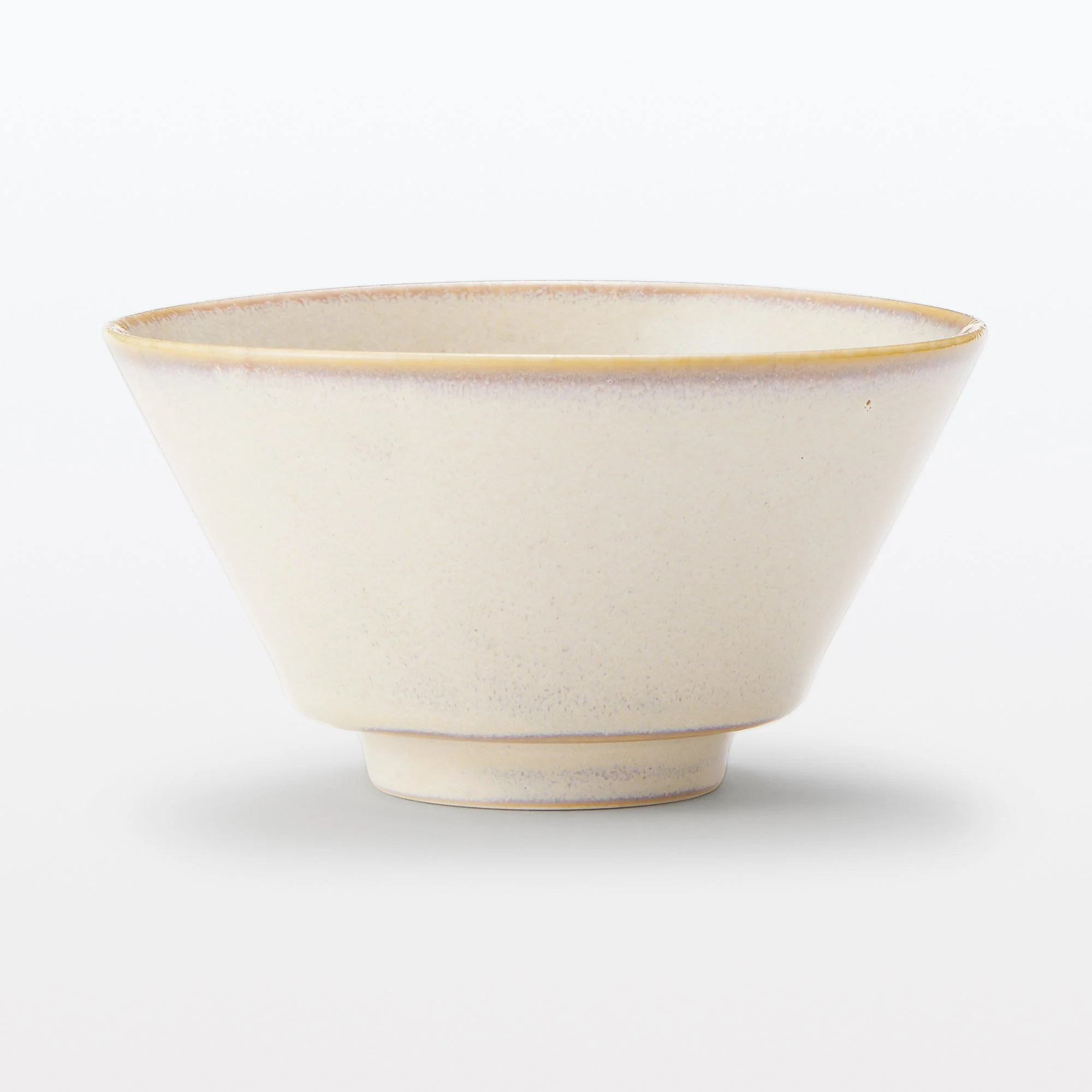 Mino Ware Rice Bowl - White Glaze - Image 3