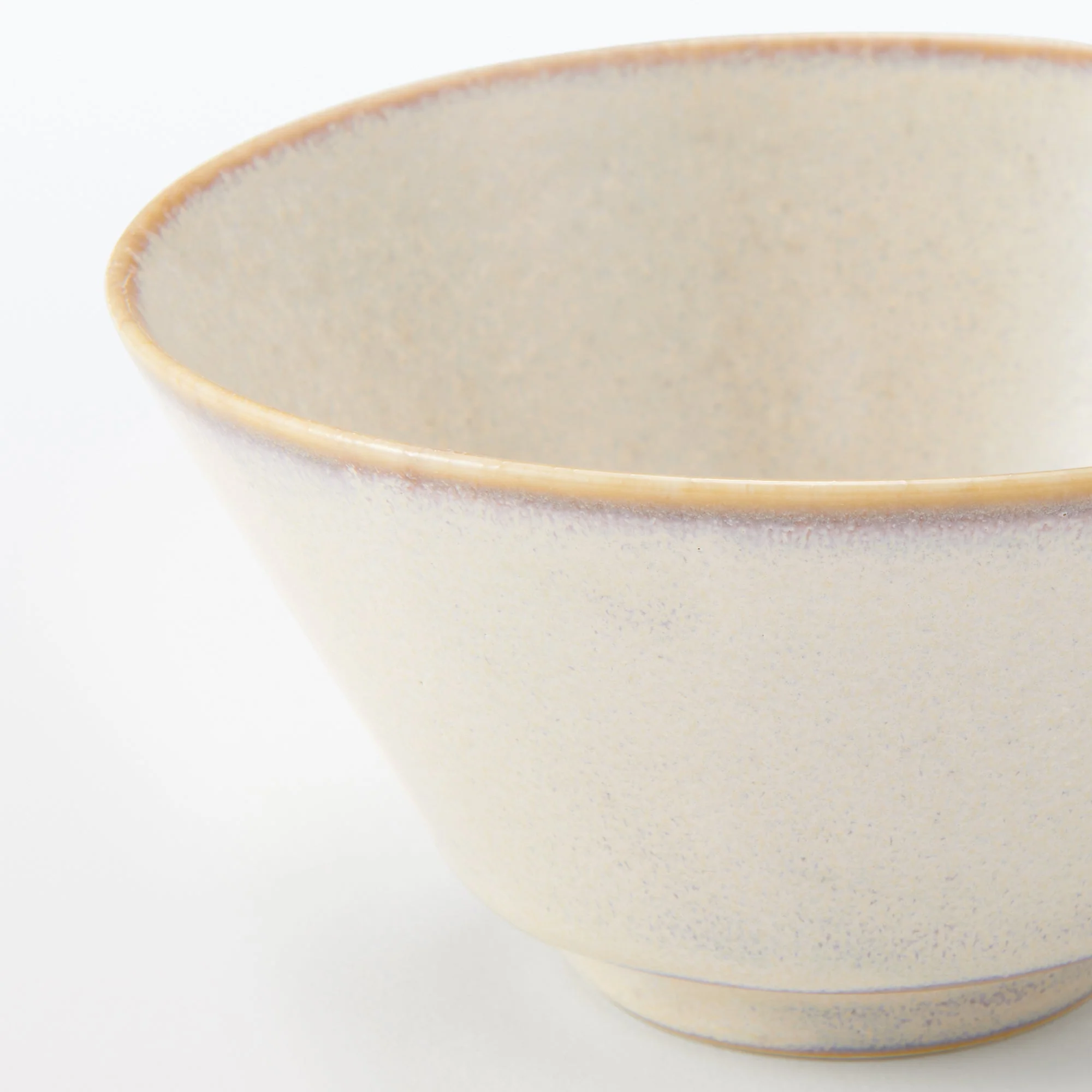 Mino Ware Rice Bowl - White Glaze - Image 6
