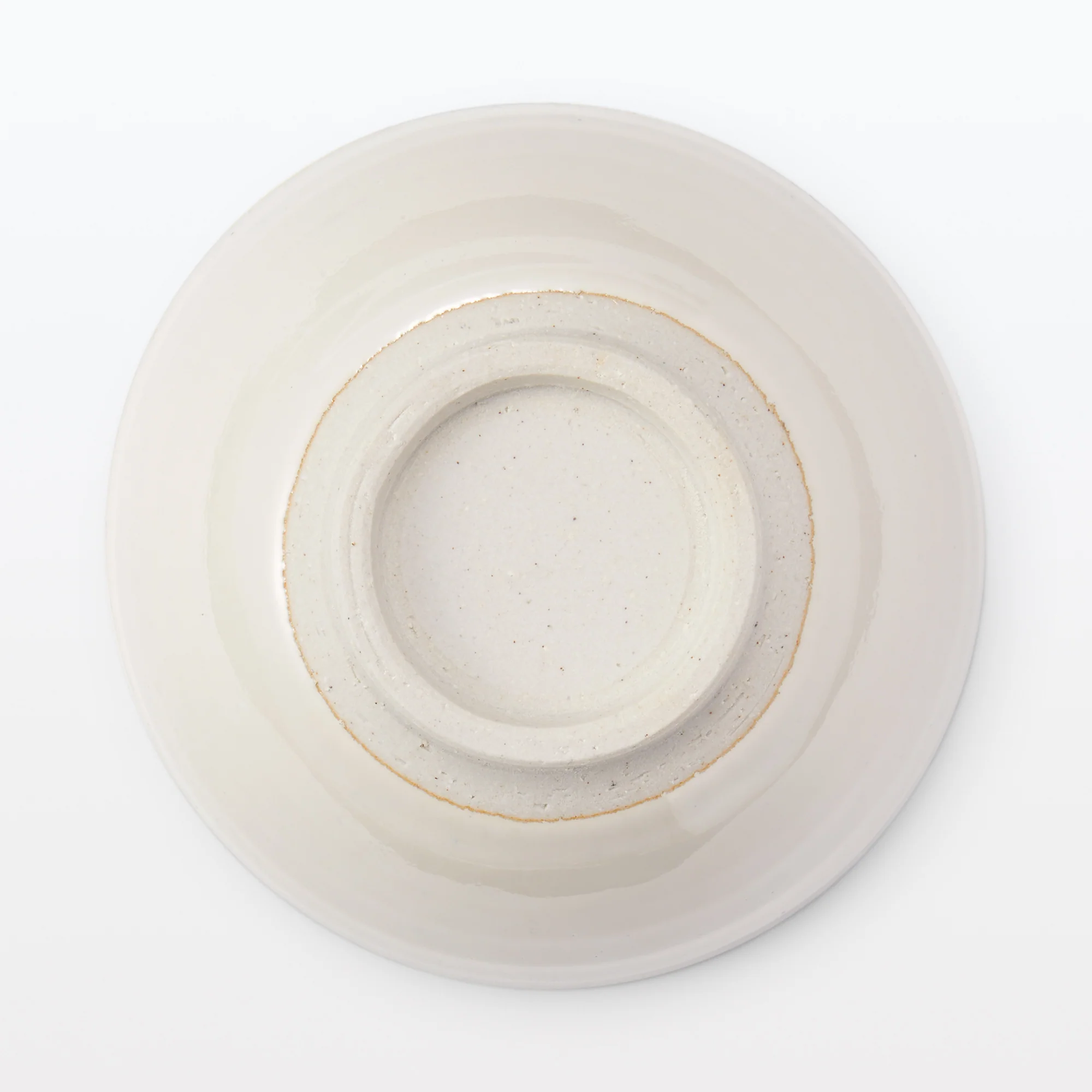 Mino Ware Round Large Rice Bowl - White Glaze - Image 5