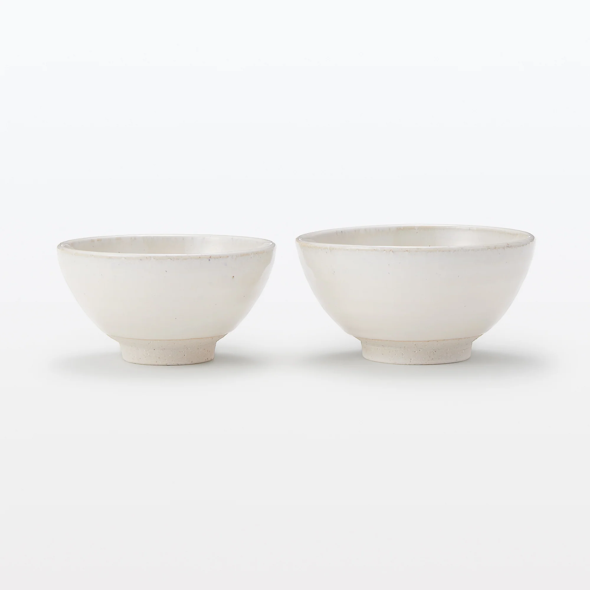 Mino Ware Round Large Rice Bowl - White Glaze - Image 7